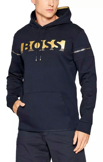 BOSS Kapuzensweatshirt Soody Hoodie Sweatshirt Kängurutasche, Interlock-Str günstig online kaufen