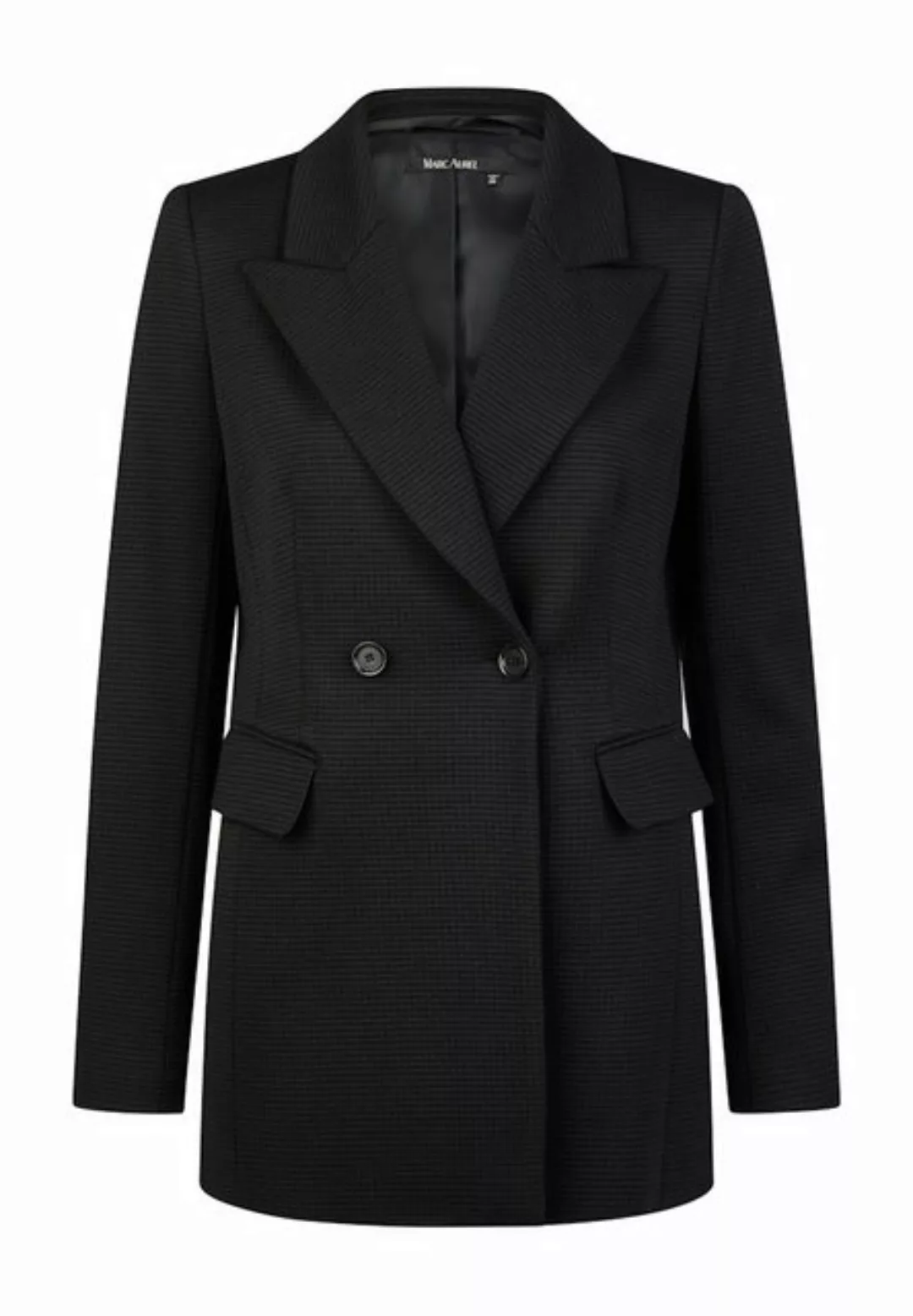 MARC AUREL Jackenblazer Blazer mit tonigem Mini-Hahnentritt black varied günstig online kaufen