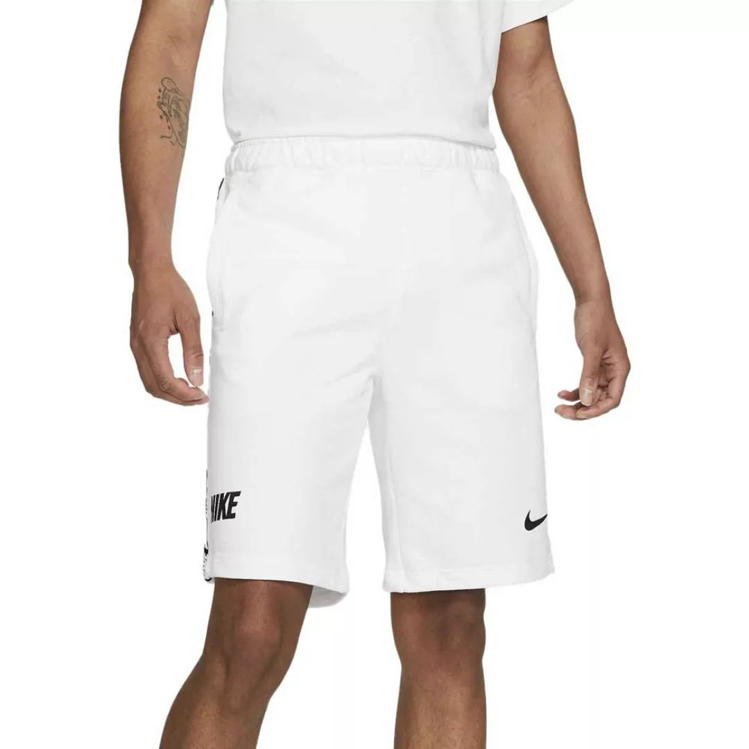 Nike Sportswear French Terry Shorts Hosen XL White / White / Black / Black günstig online kaufen