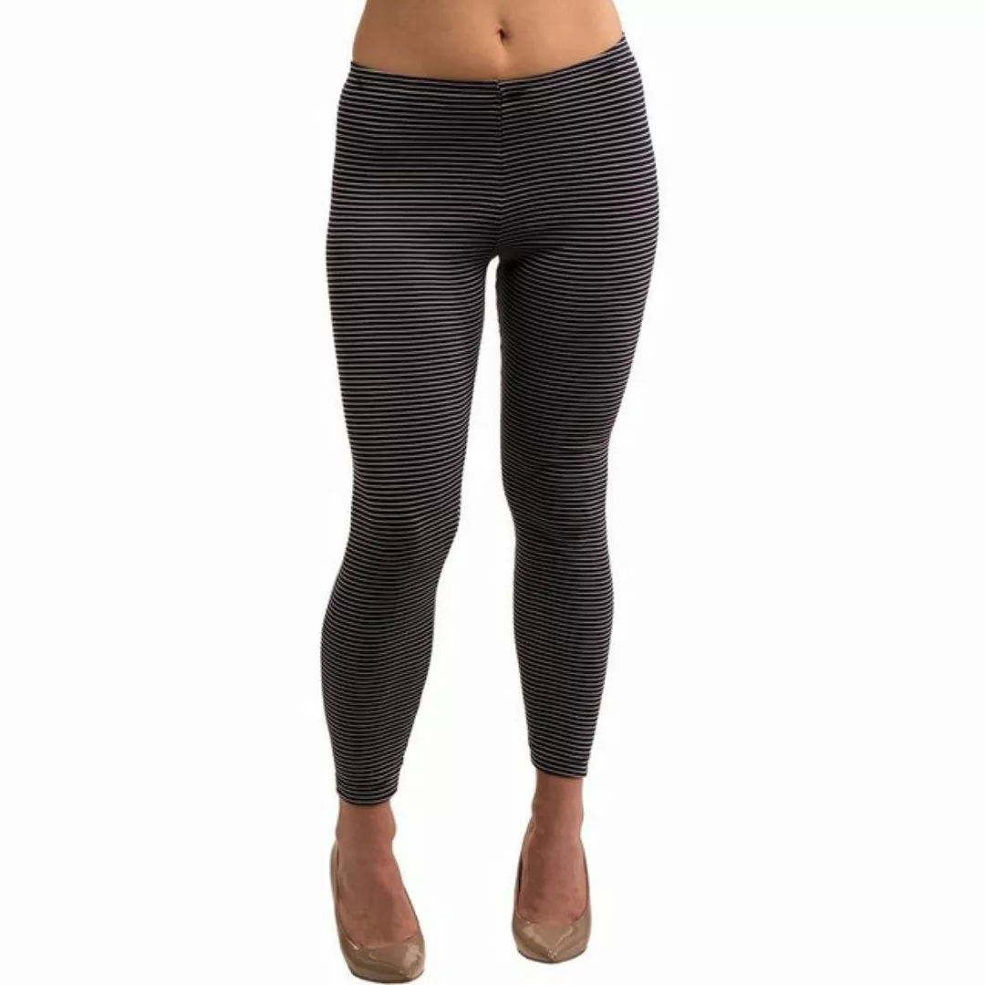 HERMKO Thermoleggings 1672005 1672005 warme Damen Thermo-Leggings in Ringel günstig online kaufen