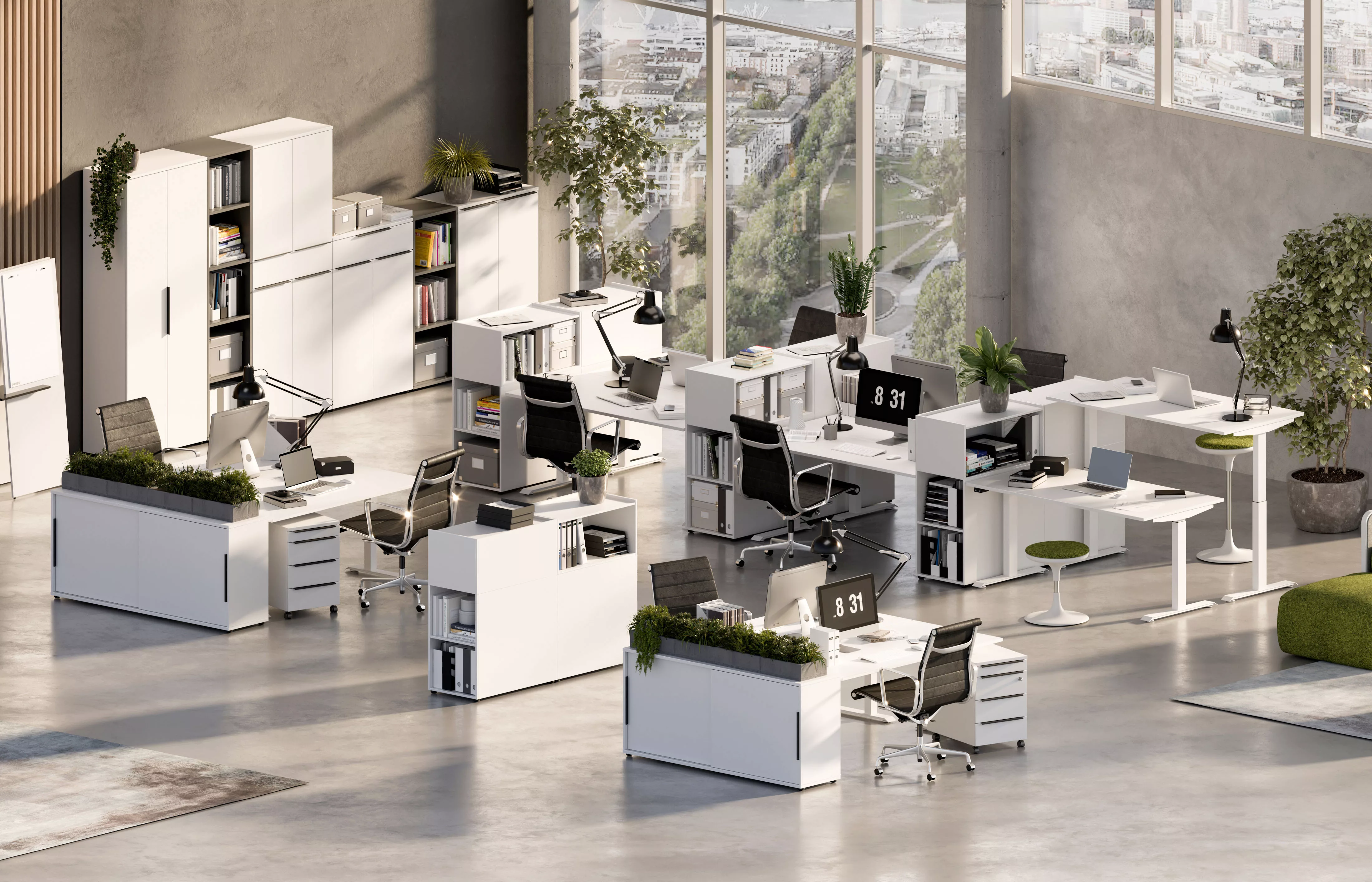 GERMANIA Büromöbel-Set "Mailand", (3 St.) günstig online kaufen