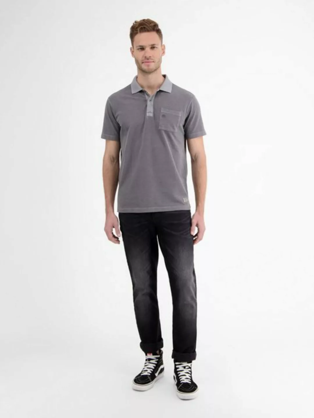 LERROS Poloshirt LERROS Poloshirt in Two-Tone-Piqué günstig online kaufen