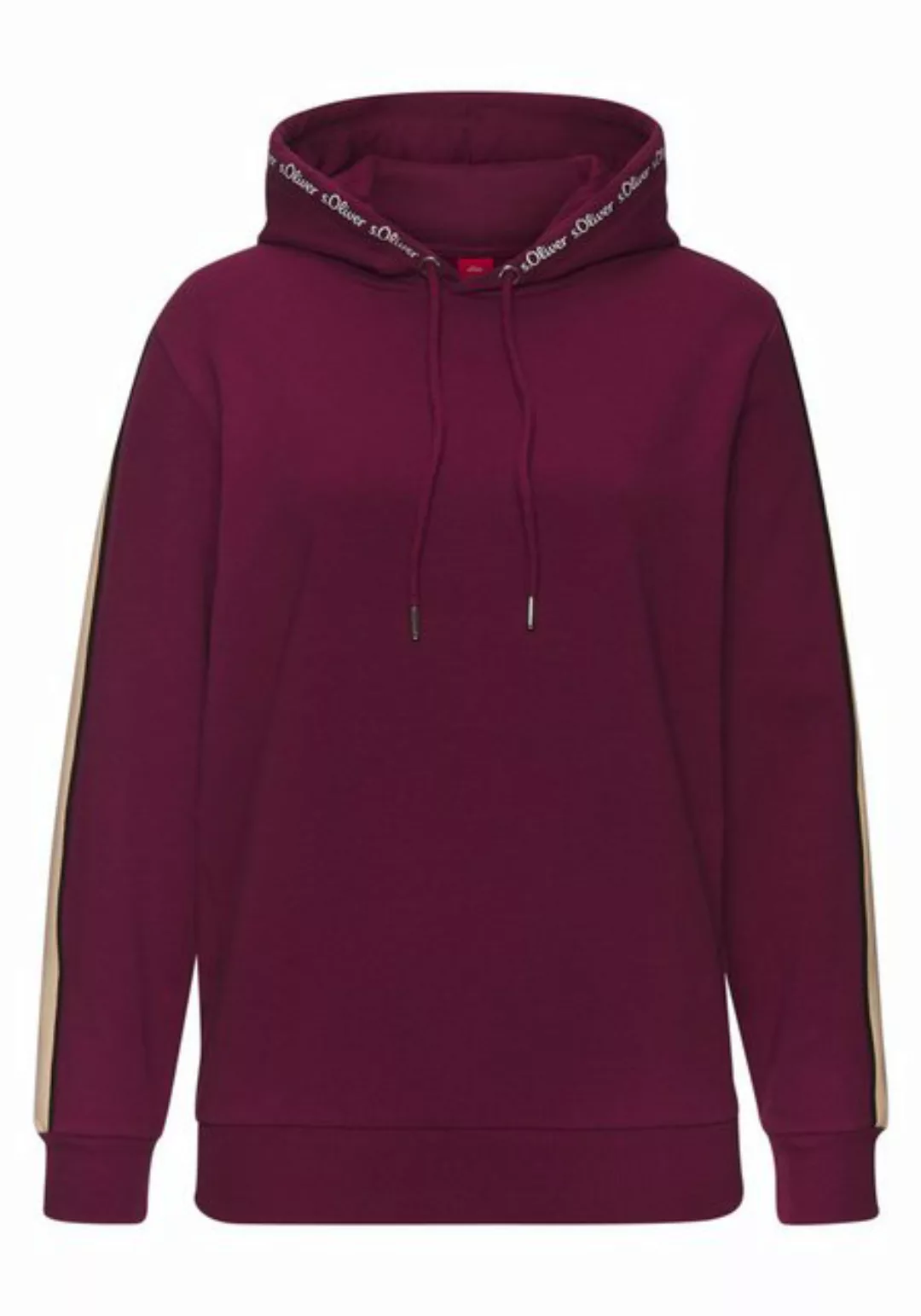 s.Oliver Hoodie mit Kontrast Einsätzen, Loungewear günstig online kaufen