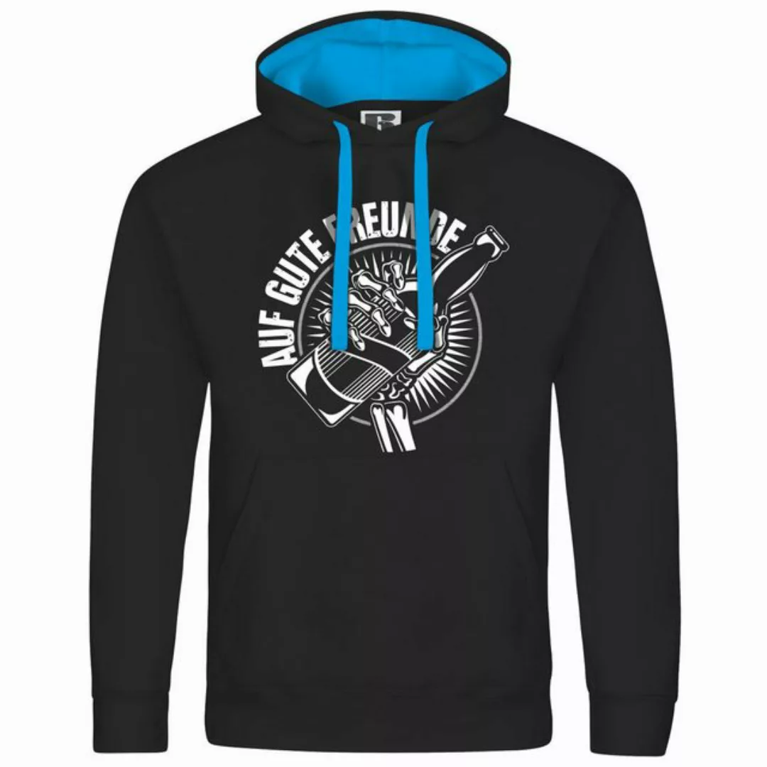 deinshirt Kapuzenpullover Herren Kapuzenpullover Auf gute Freunde Mit Print günstig online kaufen