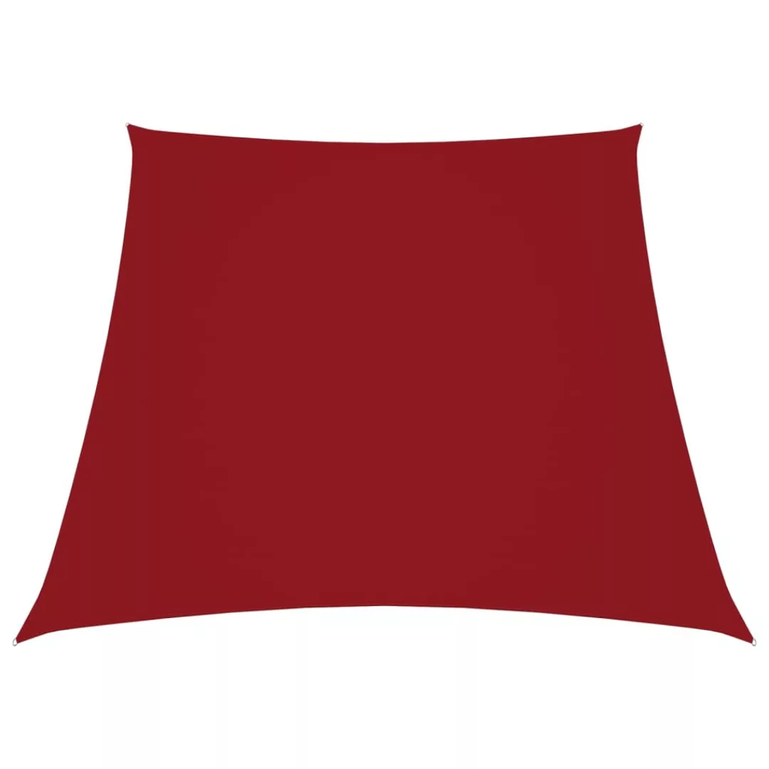 Sonnensegel Oxford-gewebe Trapezförmig 4/5x3 M Rot günstig online kaufen