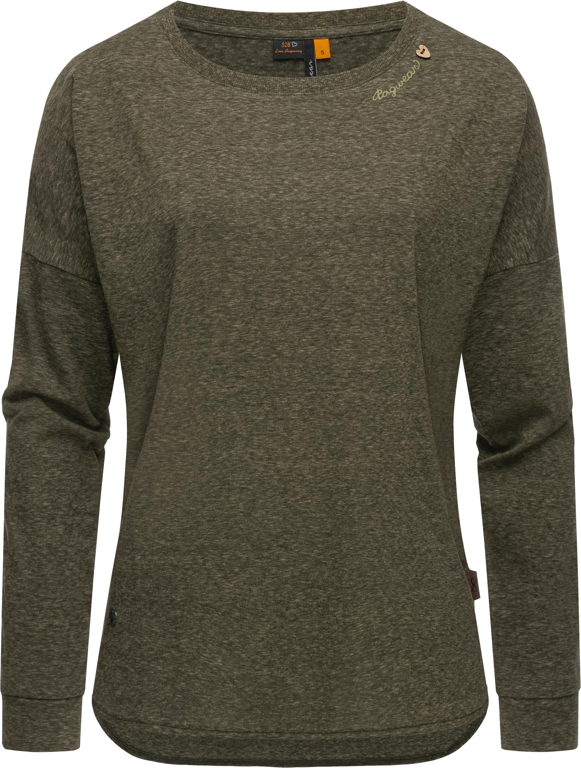 Ragwear Langarmshirt "Shimona Long", stylisches Damen Shirt in melierter Op günstig online kaufen