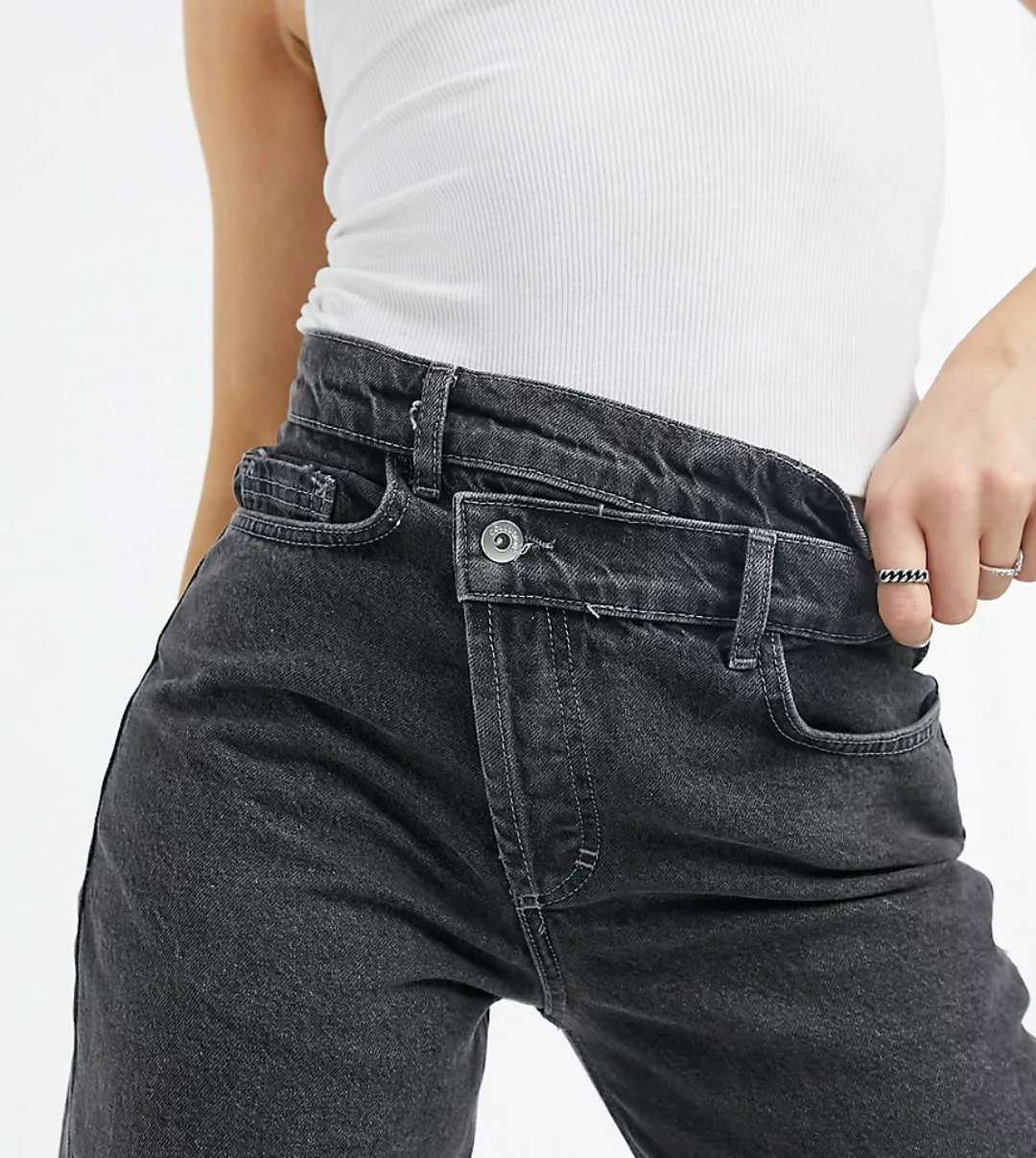 COLLUSION – x014 – Baggy Dad-Jeans im Stil der 90er mit gestuftem Bund in v günstig online kaufen