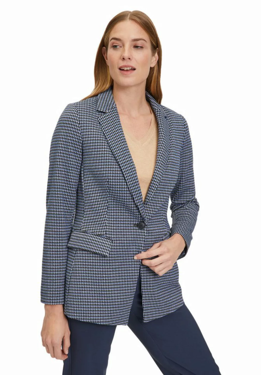 Betty&Co Longblazer "Betty & Co Businessblazer mit Taschen", Nahtführung günstig online kaufen