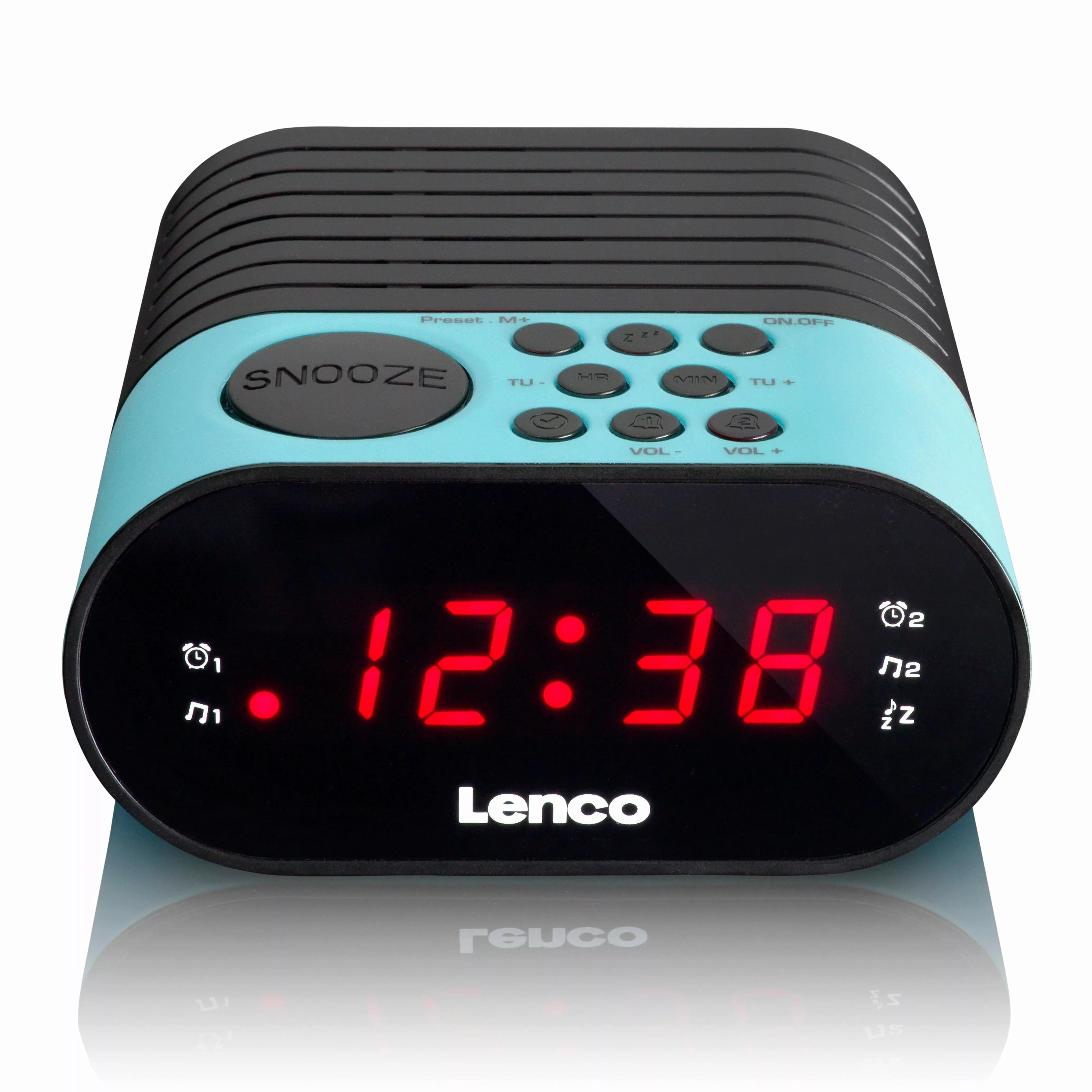 Lenco Radiowecker CR-07 Blue Batterie-Backup, LED-Display, günstig online kaufen