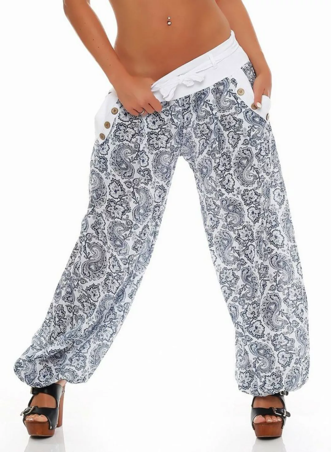 malito more than fashion Haremshose 3488 Aladinhose im Orient Print mit ela günstig online kaufen