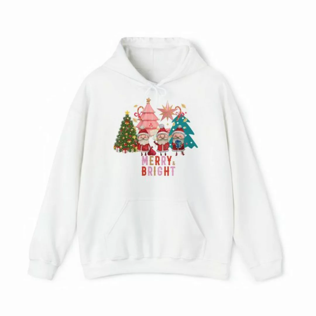 Quality Elegance Weihnachtssweatshirt Merry and Bright Cute Christmas Hoodi günstig online kaufen