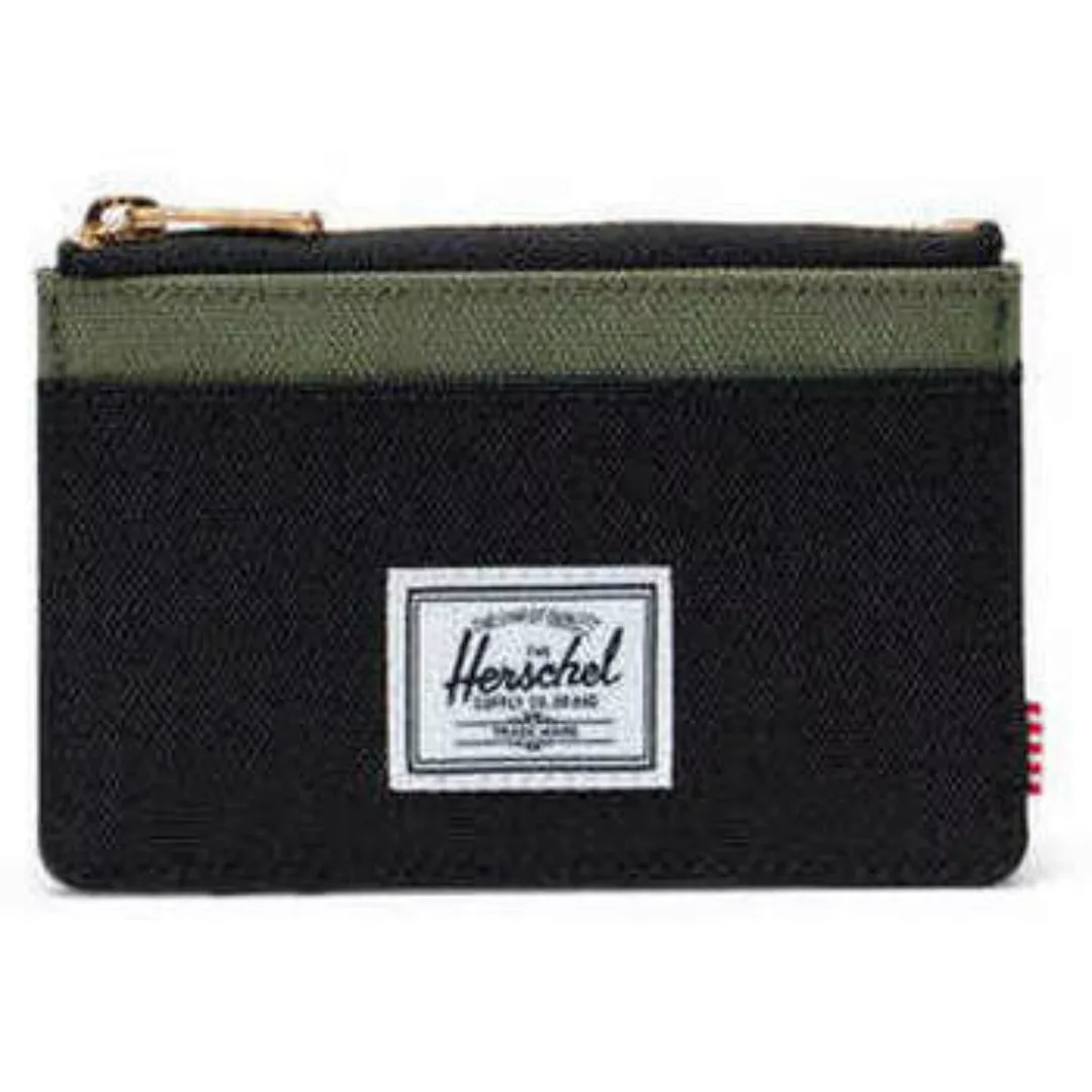 Herschel  Geldbeutel Carteira Herschel Oscar RFID Jet Black/Four Leaf Clove günstig online kaufen