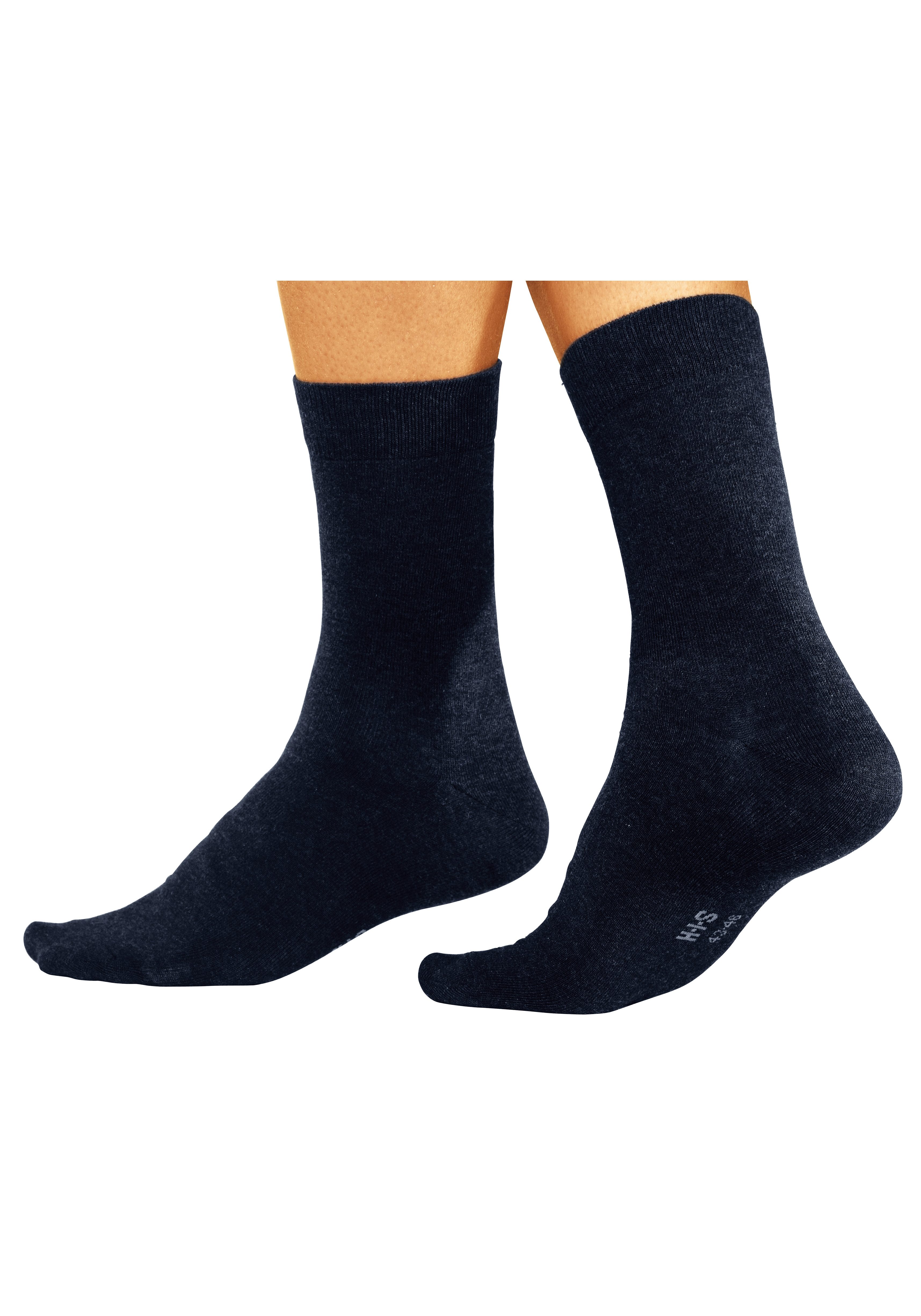 H.I.S Basicsocken, (Packung, 4 Paar), mit hohem Baumwollanteil günstig online kaufen