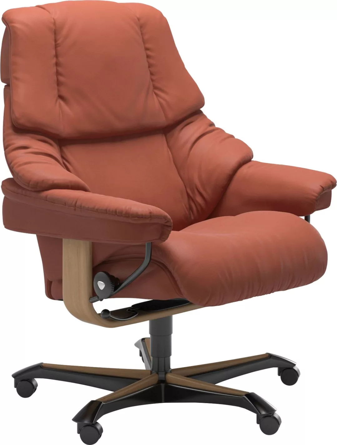 Stressless Relaxsessel "Reno", mit Home Office Base, Größe M, Gestell Eiche günstig online kaufen