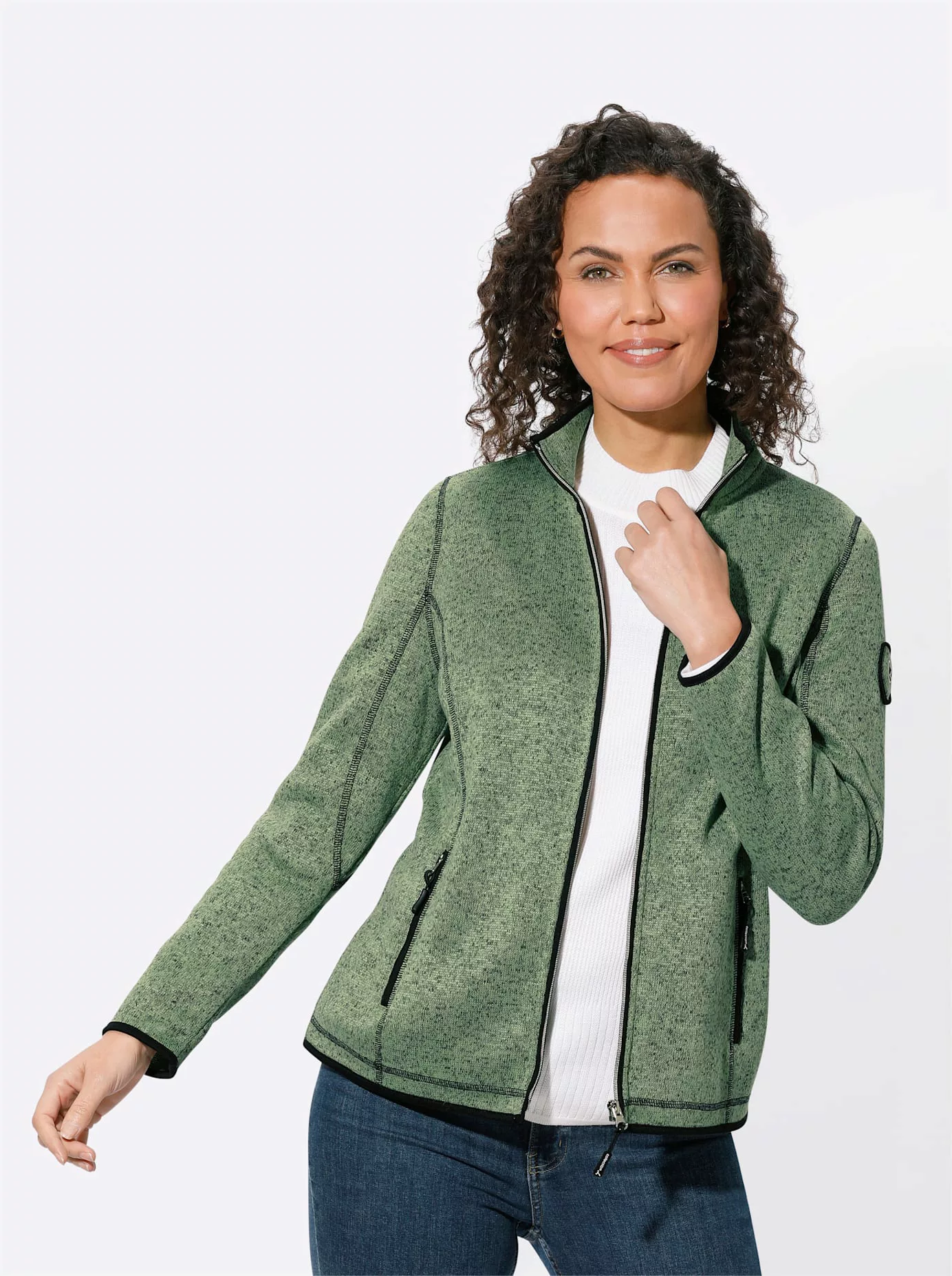 Casual Looks Fleecejacke günstig online kaufen