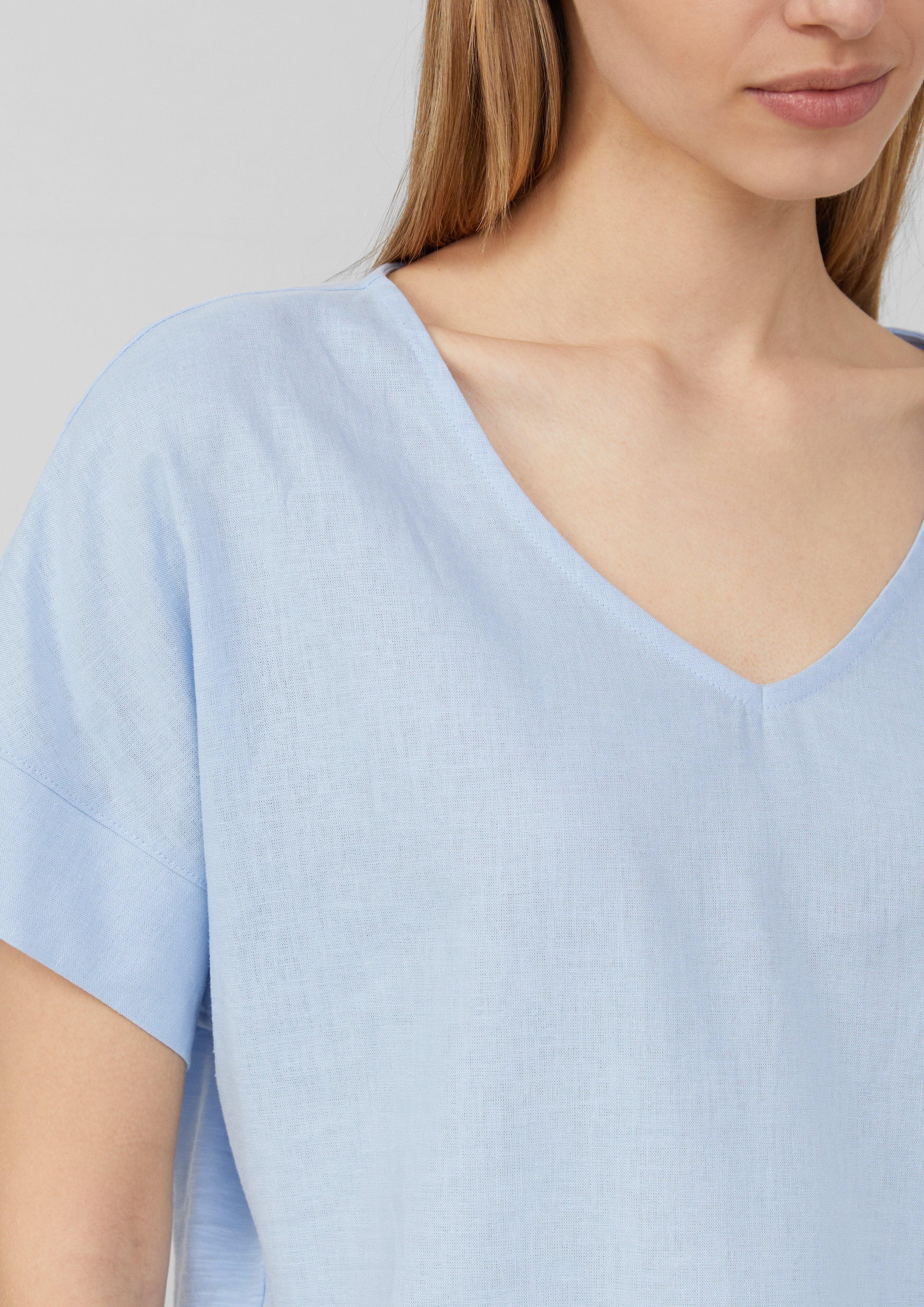 s.Oliver Shirttop T-Shirt im Fabricmix mit günstig online kaufen