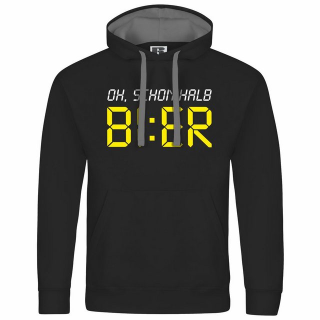 deinshirt Kapuzenpullover Herren Kapuzenpullover Oh schon halb Bier Mit Pri günstig online kaufen