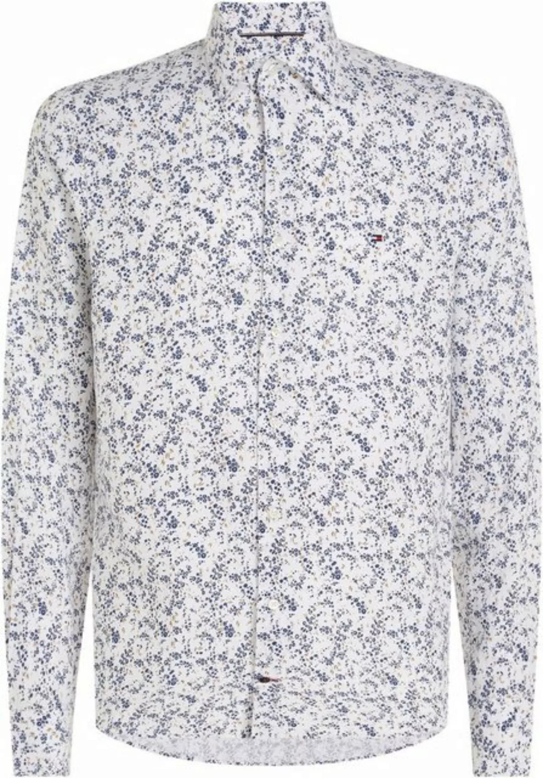 Tommy Hilfiger Langarmhemd CL W-CO/LI DITSY FLOWER SF SHIRT mit floralem Pr günstig online kaufen