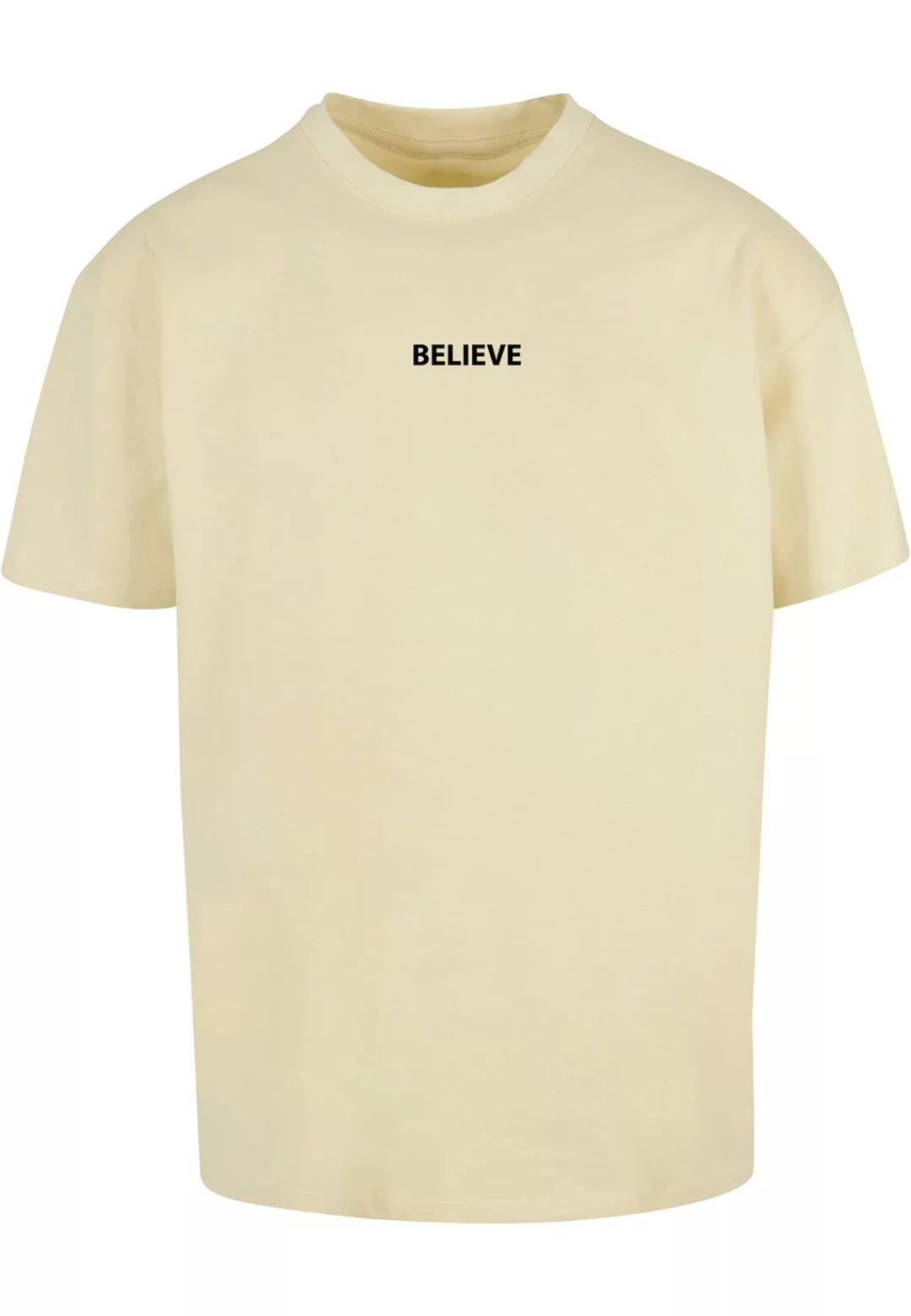Merchcode T-Shirt "Merchcode Herren Believe Front Heavy Oversized Tee", (1 günstig online kaufen