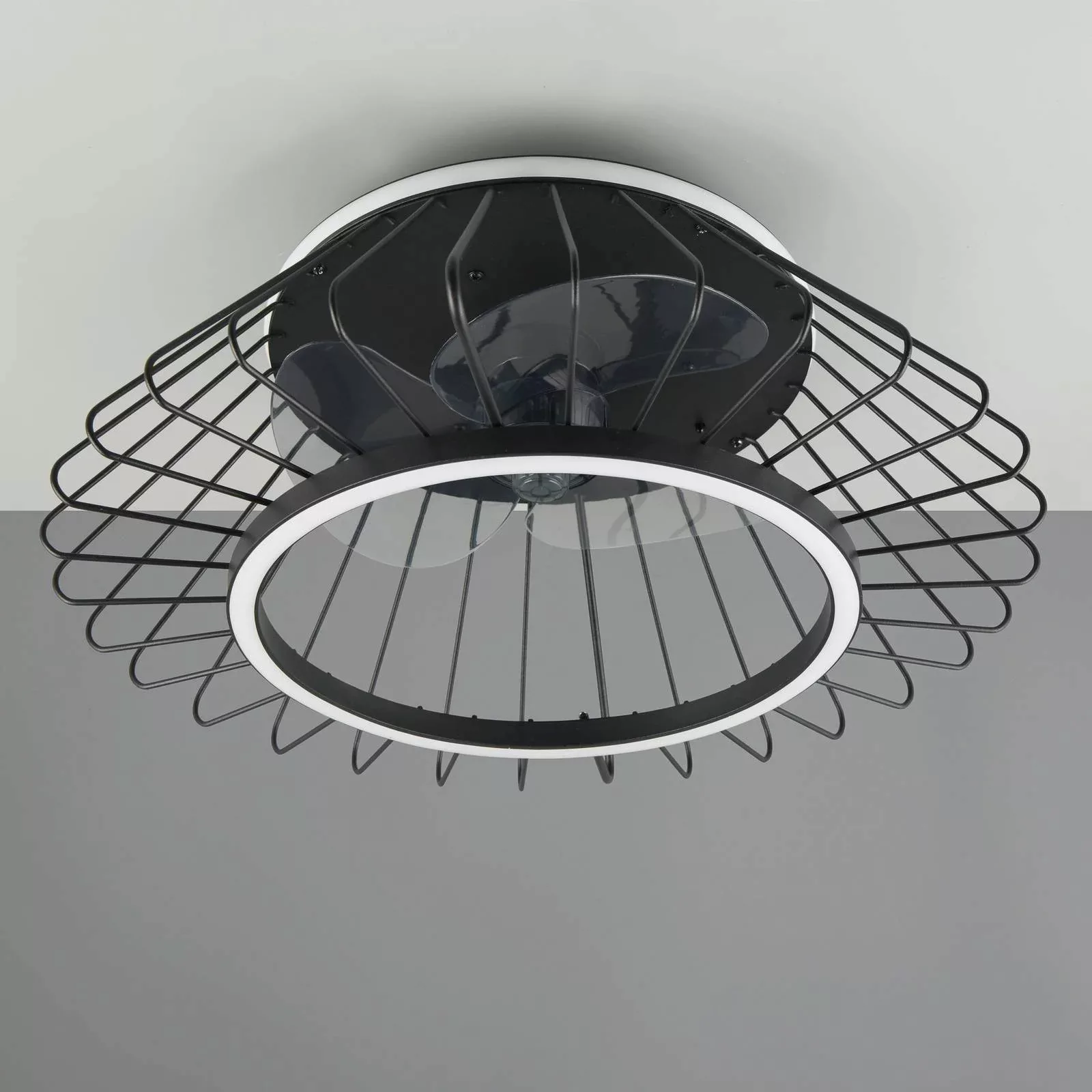 LED-Deckenventilator Karlsborg, leise, Ø  50 cm, CCT, FB günstig online kaufen