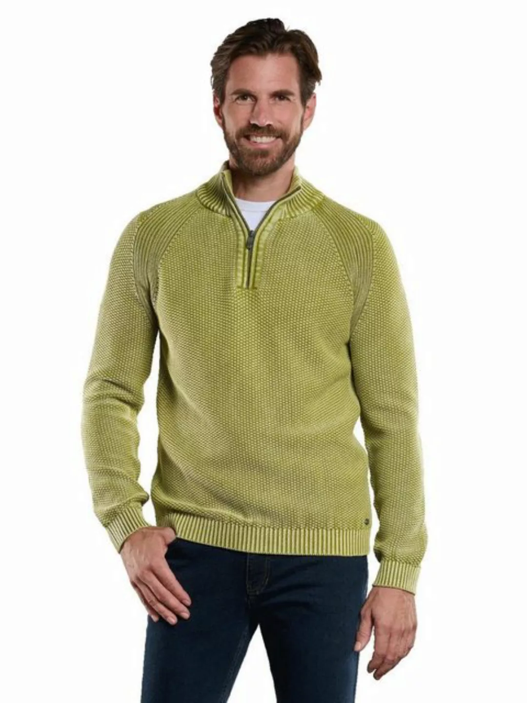 Engbers Stehkragenpullover Pullover mit Troyerkragen günstig online kaufen