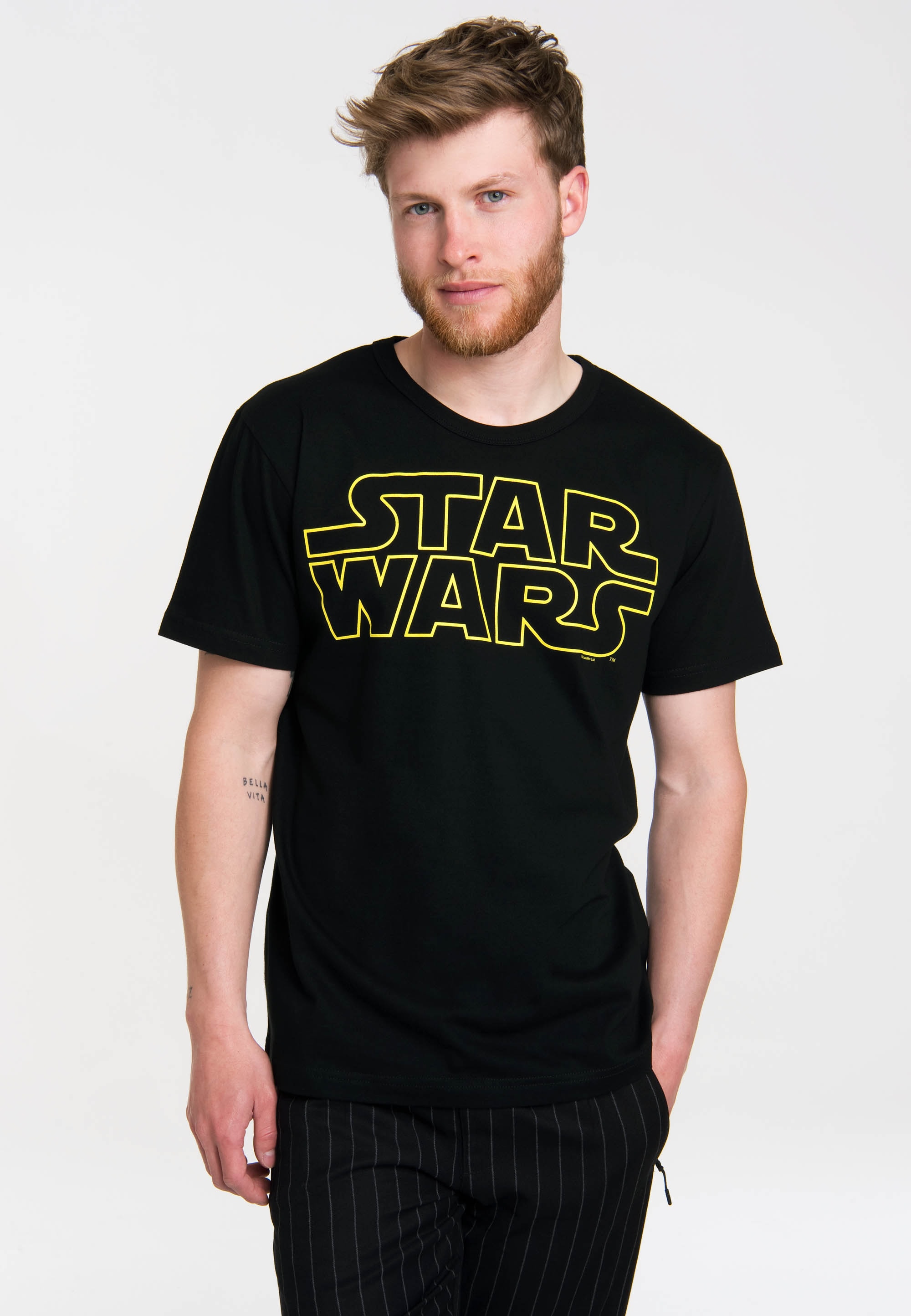 LOGOSHIRT T-Shirt "Krieg der Sterne - Logo", mit Star Wars-Schriftzug günstig online kaufen