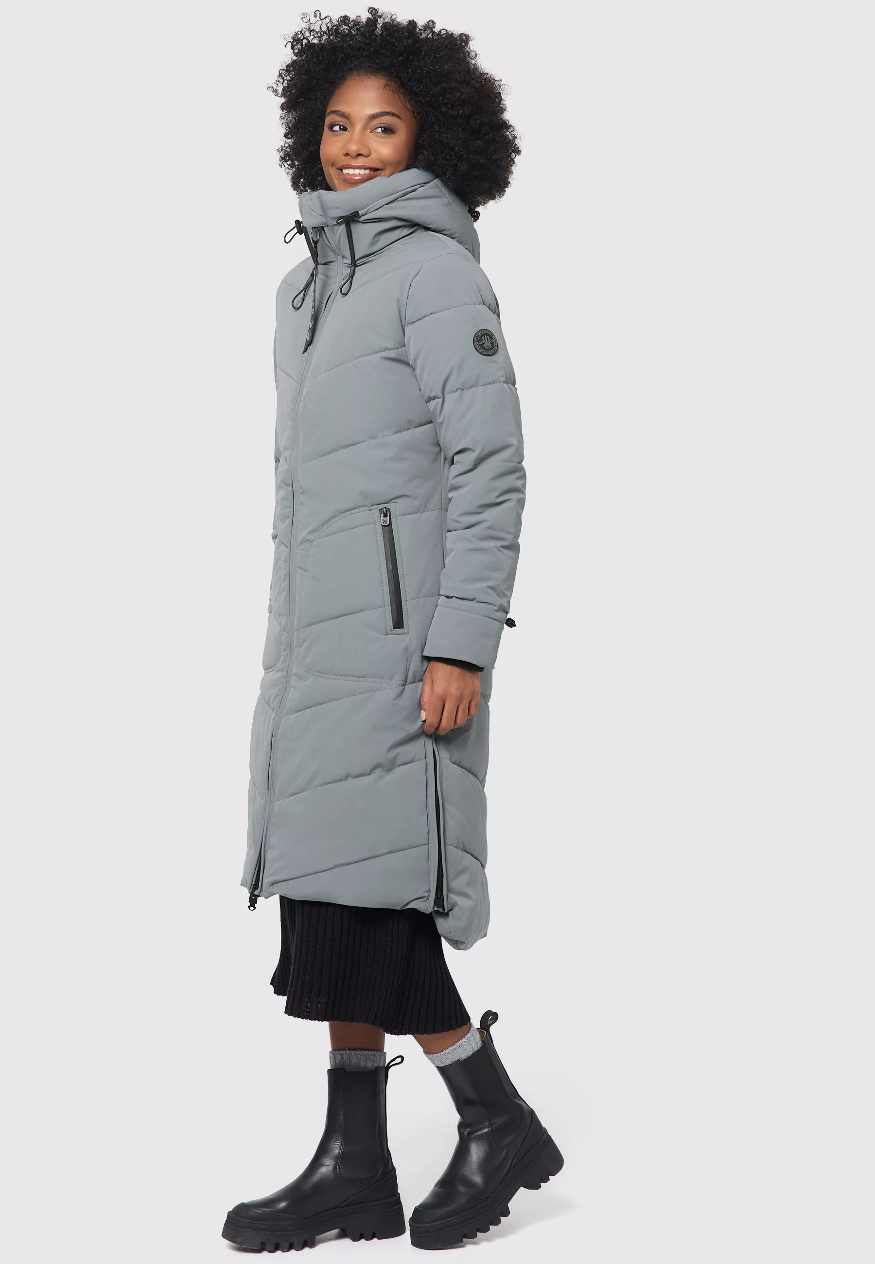 Marikoo Winterjacke "Benikoo", langer Winter Mantel gesteppt günstig online kaufen