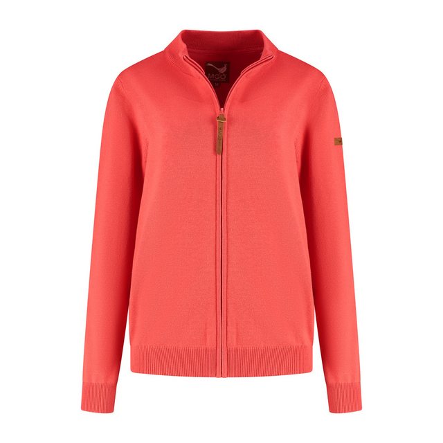 MGO Strickjacke MGO Beau Women Light red 3XL günstig online kaufen