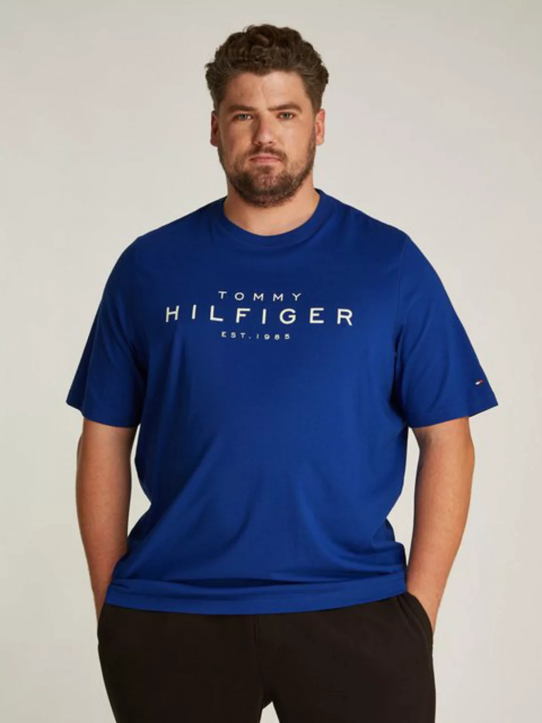 Tommy Hilfiger Big & Tall Rundhalsshirt BT-BIG RWB HILFIGER TEE-B in Großen günstig online kaufen