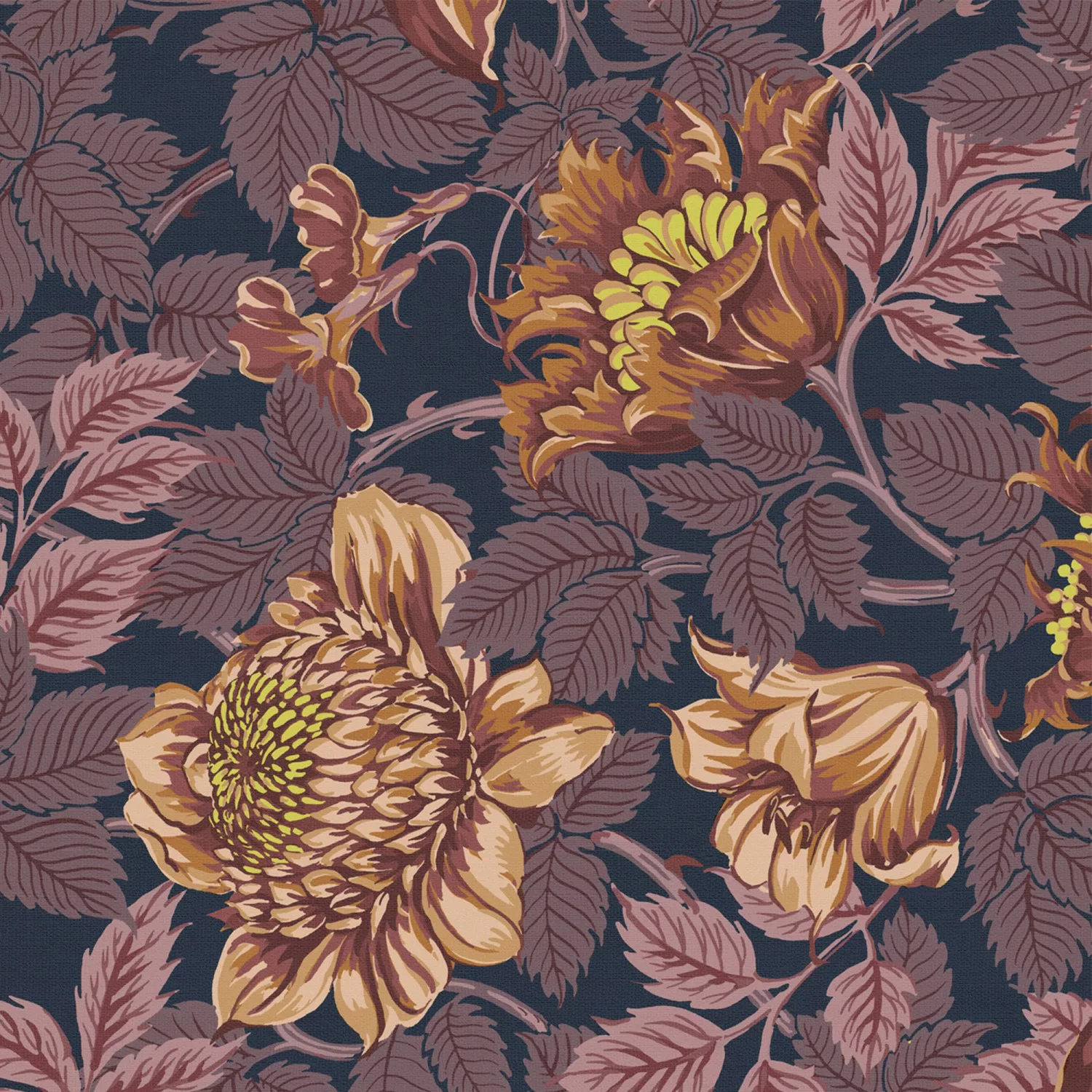 Sublime Vliestapete »FLOWER BURGUNDY«, geblümt, Design Tapeten günstig online kaufen