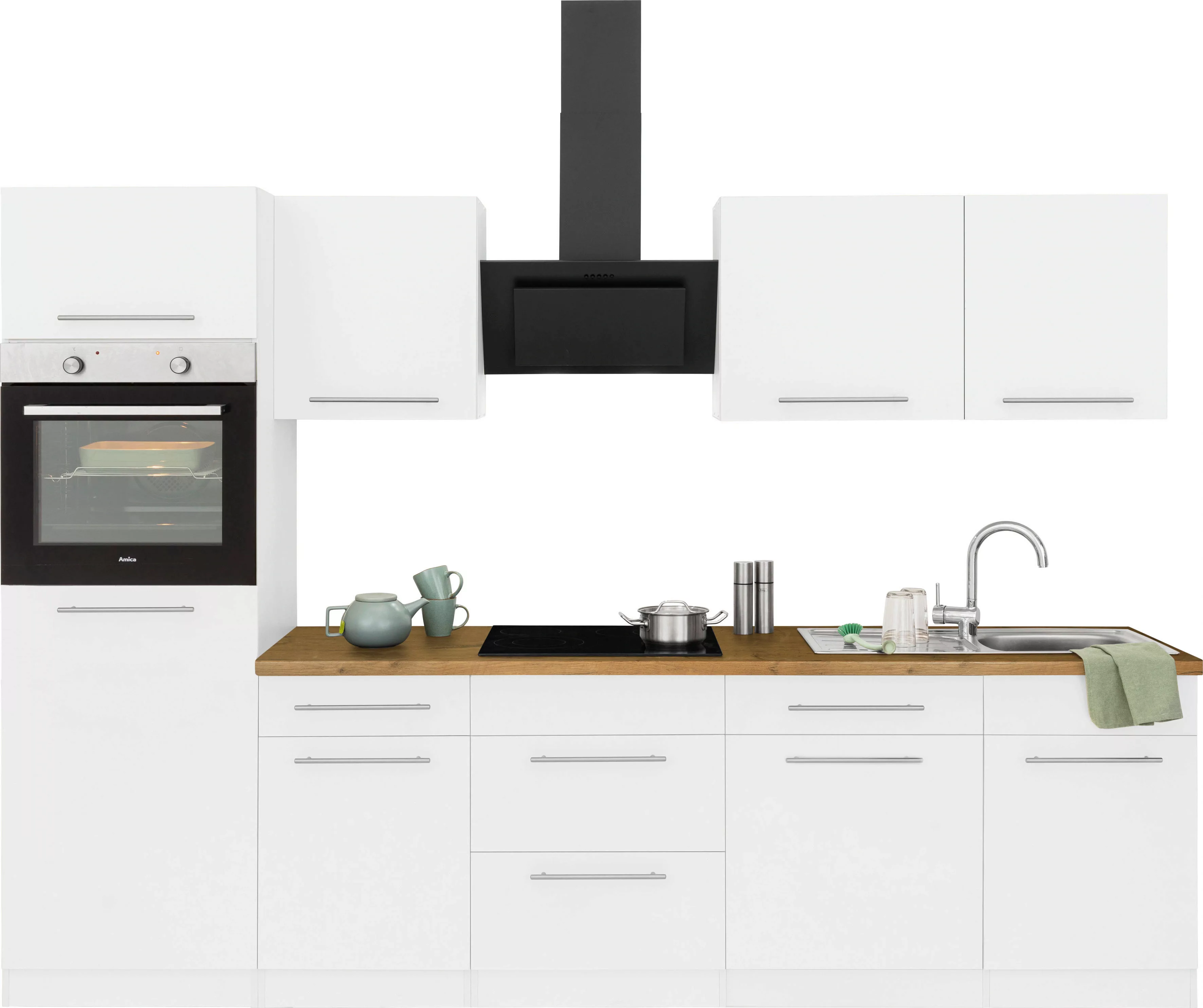 wiho Küchen Küchenzeile "Unna", ohne E-Geräte, Breite 280 cm günstig online kaufen