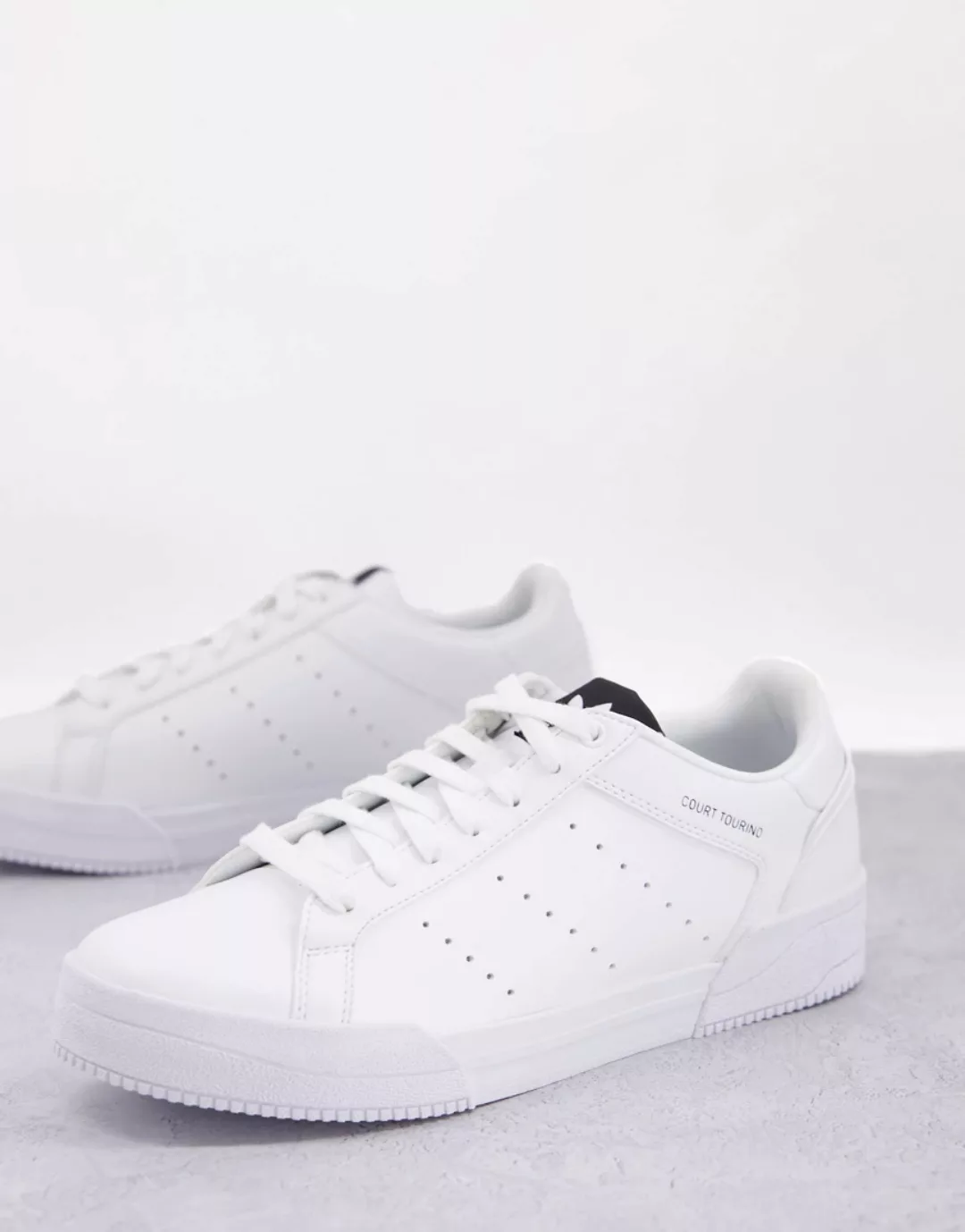 Adidas Originals Court Tourino Sportschuhe EU 44 2/3 Ftwr White / Ftwr Whit günstig online kaufen