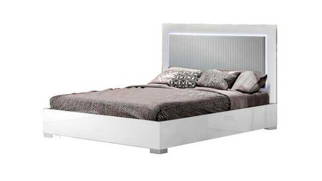 Xlmoebel Bett Moderne Holz-Doppelbett-Polsterbett mit luxuriösem Hotel-Desi günstig online kaufen