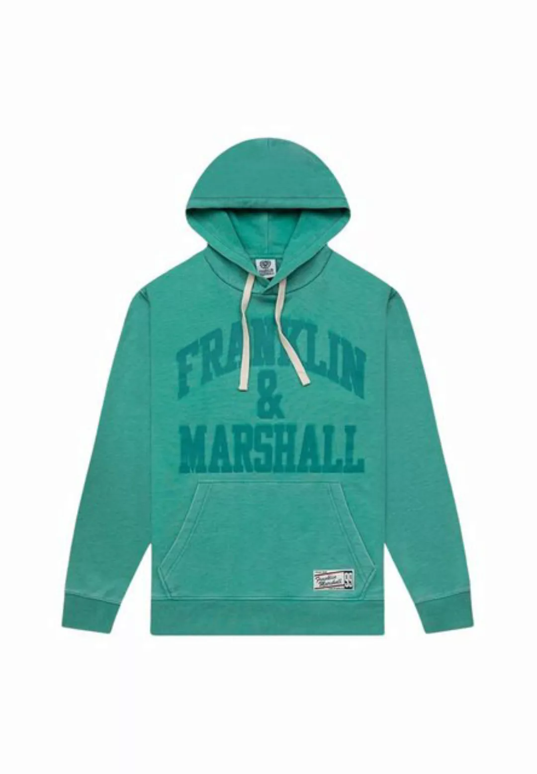 Franklin & Marshall Hoodie Kapuzenpullover Einfarbiger Basic Hoodie mit (1- günstig online kaufen