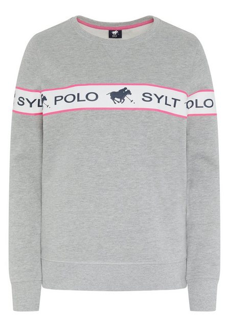 Polo Sylt Sweatshirt mit eingearbeitetem Logo-Kontraststreifen günstig online kaufen