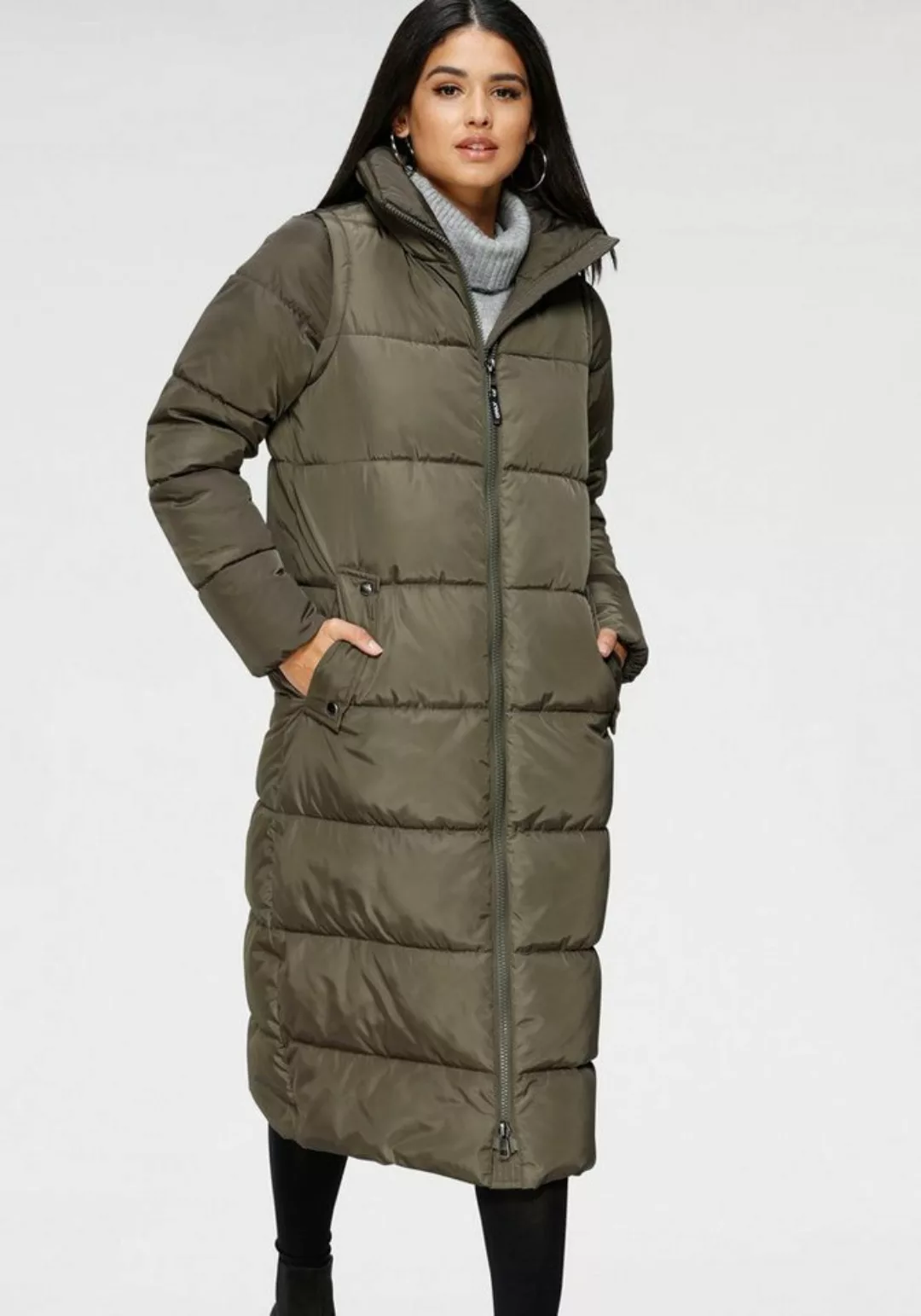 ONLY Steppmantel ONLIRINA X-LONG 2IN1 PUFFER OTW auch als Weste tragbar günstig online kaufen