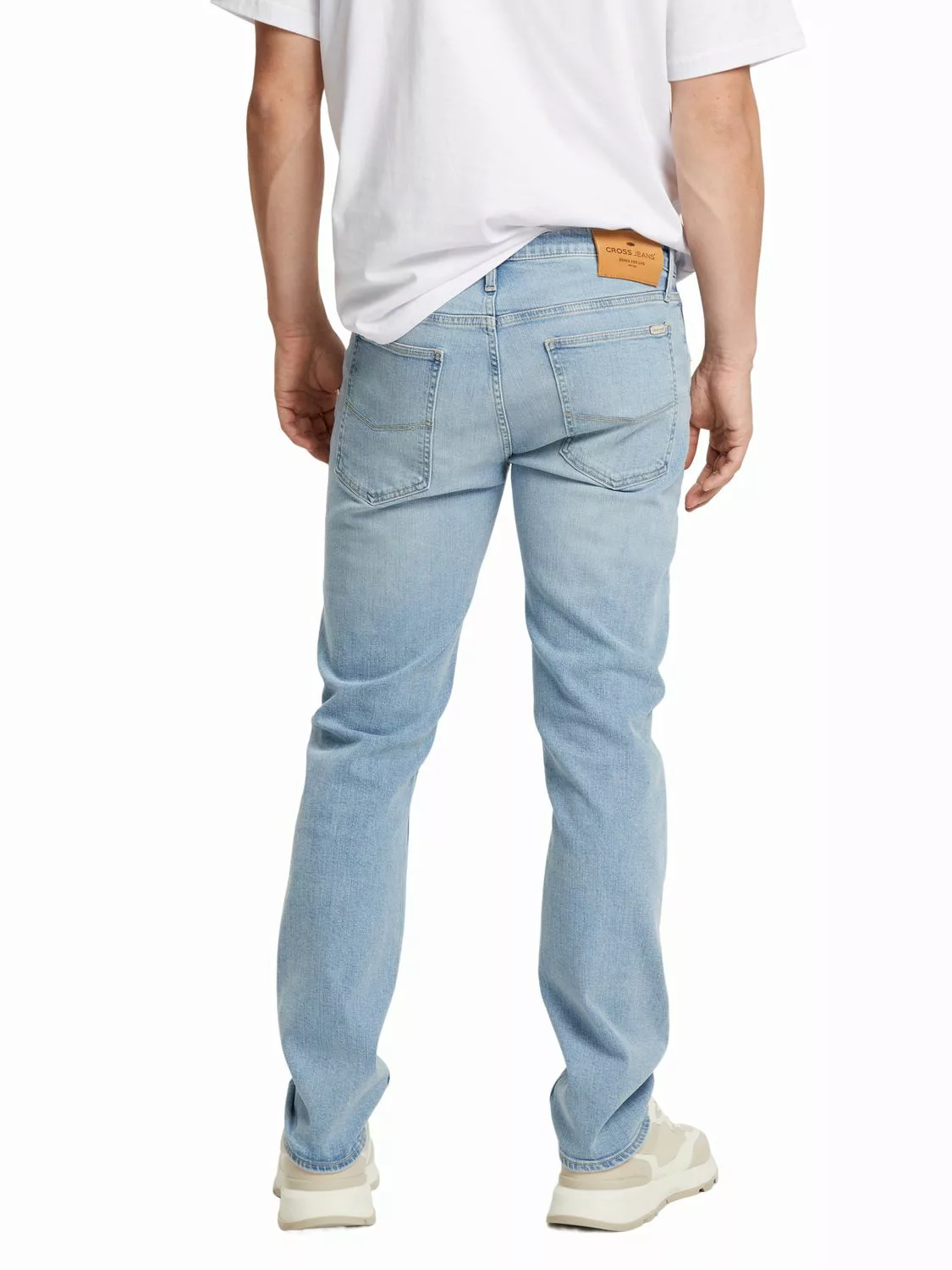 Cross Jeans Herren Jeans DAMIEN - Slim Fit - Blau - Light Blue Used günstig online kaufen