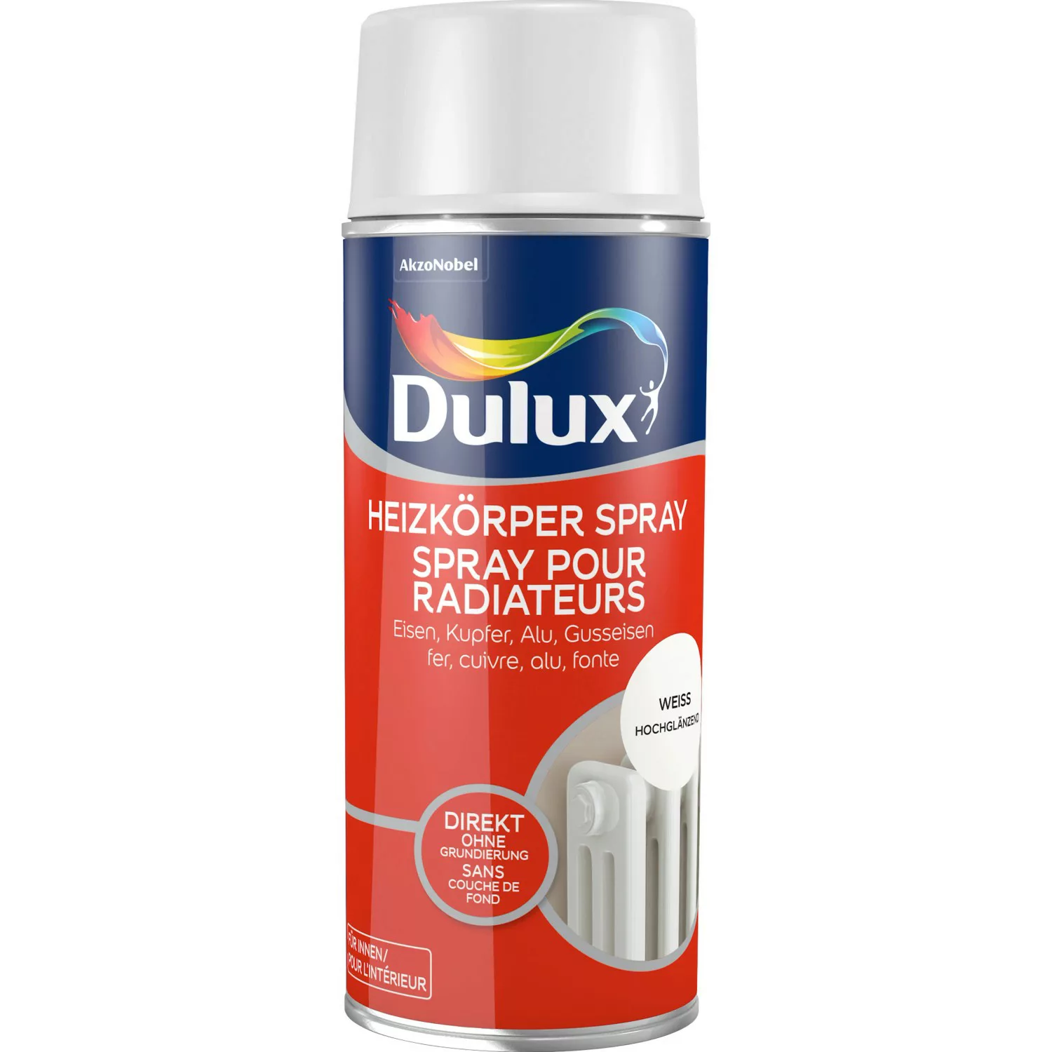 Dulux Fresh Up Heizkörper-Lackspray Hochglänzend Weiß 400 ml günstig online kaufen