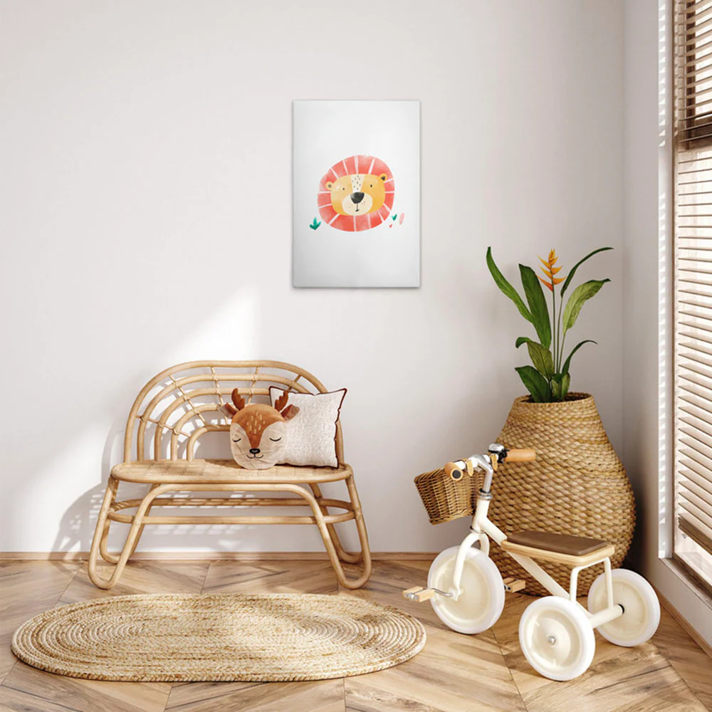 A.S. Création Leinwandbild "Elephant Lion Giraffe 2 - Wandbild Weiß Keilrah günstig online kaufen