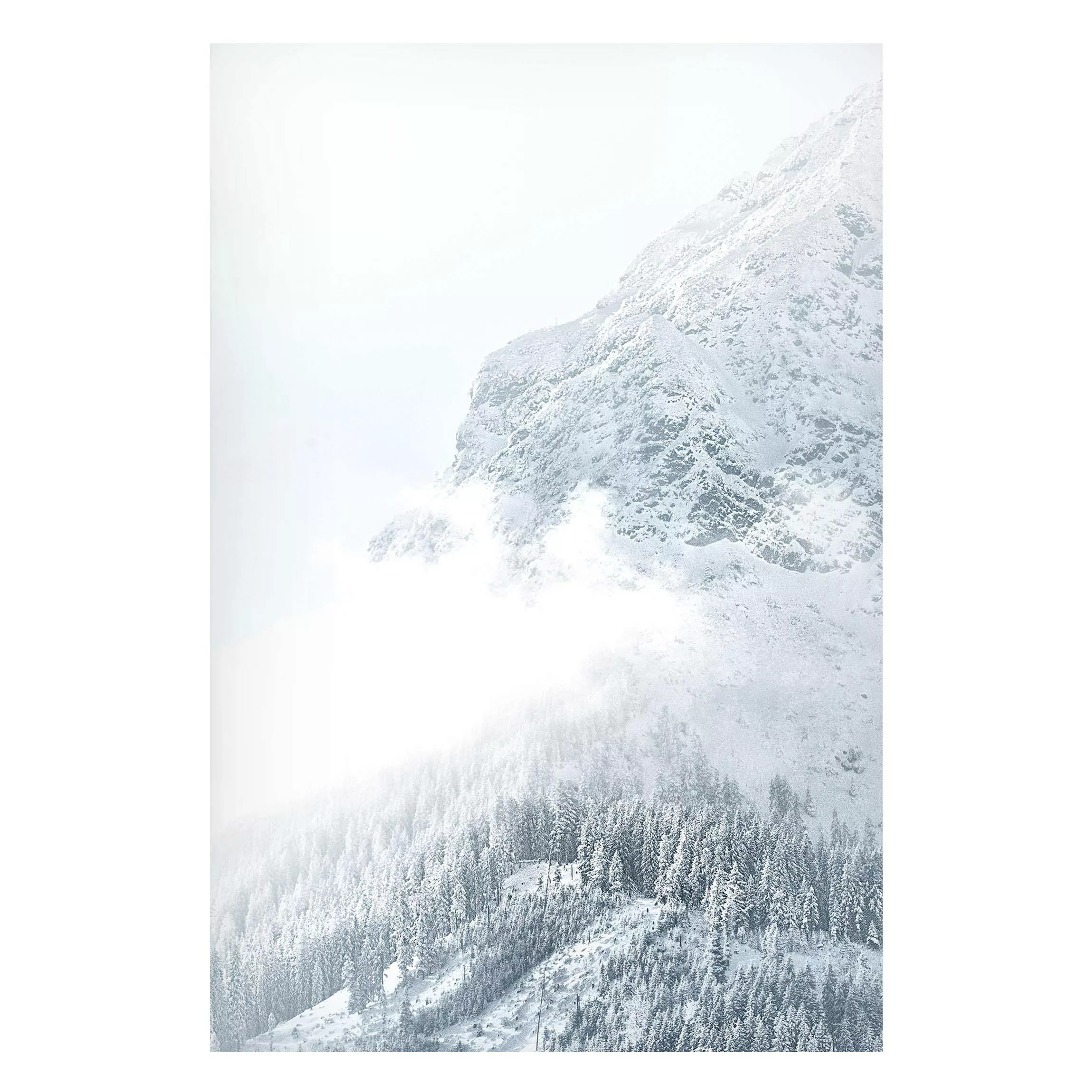 Magnettafel Weißer Nebel in den Bergen günstig online kaufen