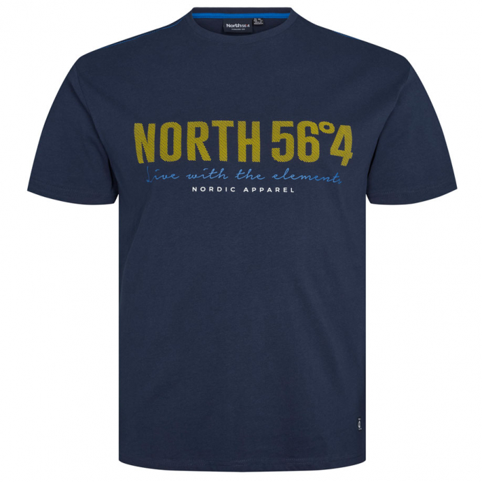 north 56 4 T-Shirt North 56°4 Basic T-Shirt in XXL Größen, rot günstig online kaufen