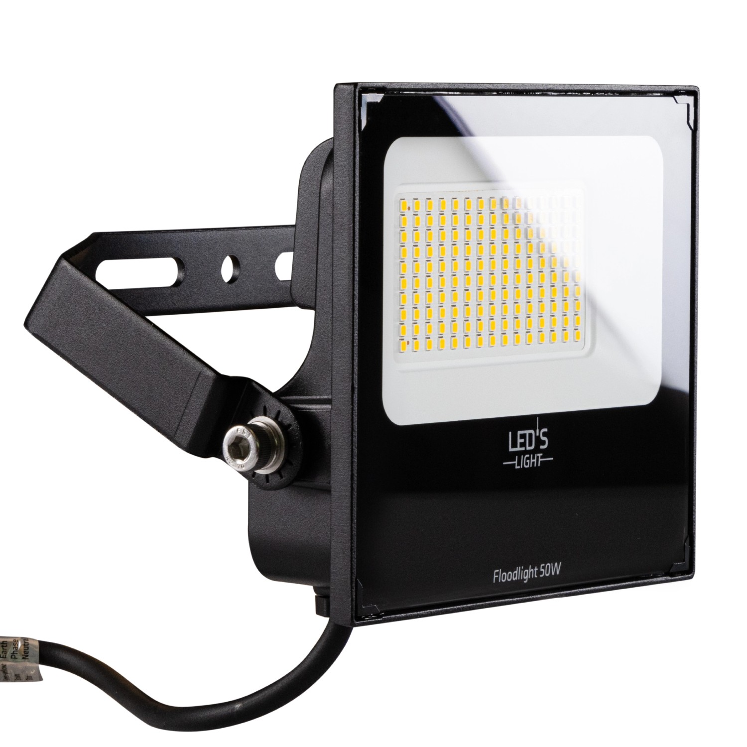 LED's Work Strahler 50 W 8.000 lm 4.000 K IP65 Schwarz günstig online kaufen