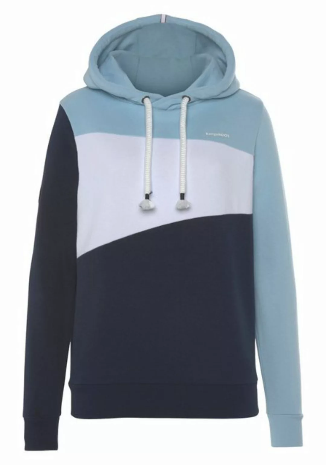 KangaROOS Hoodie Langarm, lockere Passform, Colorblocking-Optik günstig online kaufen