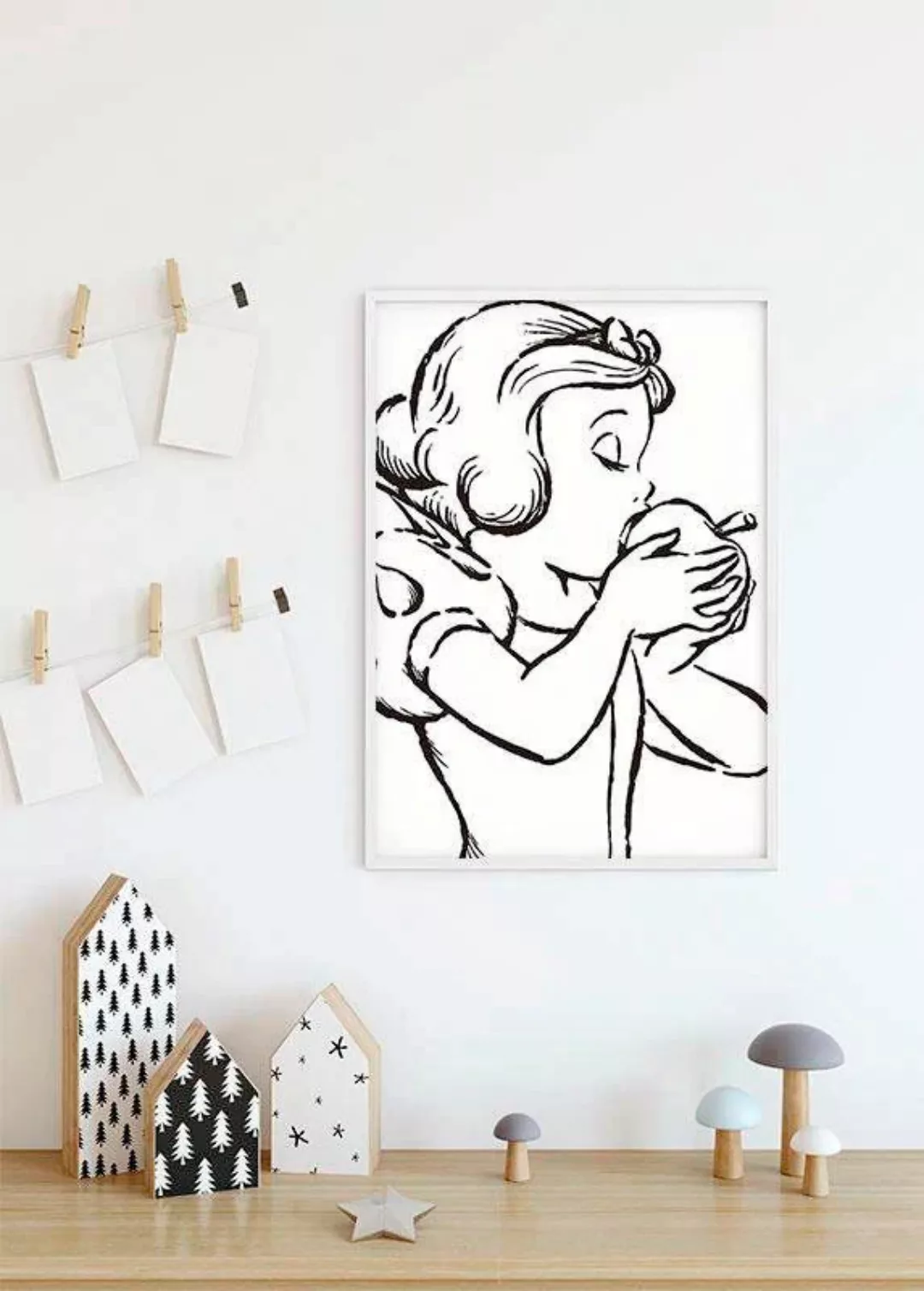 Komar Poster »Snow White Apple Bite - white«, Disney, (1 St.), Kinderzimmer günstig online kaufen