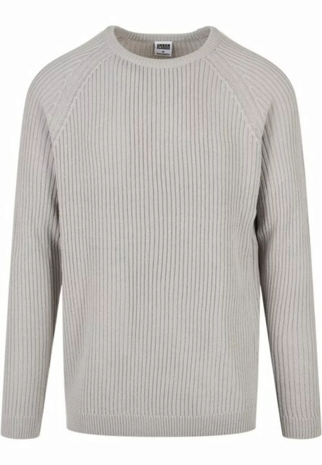 URBAN CLASSICS Rundhalspullover Urban Classics Herren Ribbed Raglan Sweater günstig online kaufen