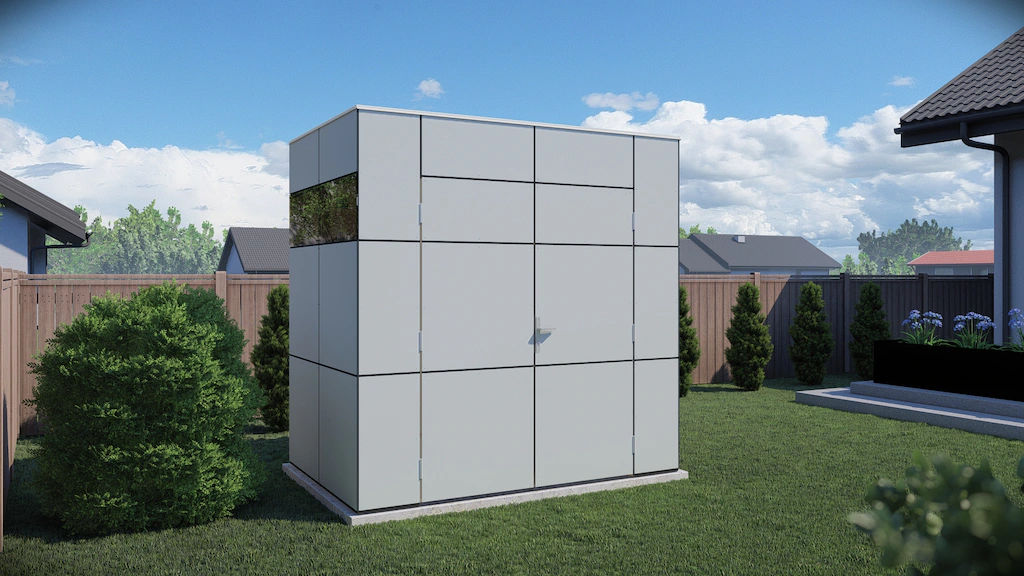 BERTILO Gartenhaus "HPL Mini, in verschiedenen Farben", Fassaden-HPL in Arc günstig online kaufen