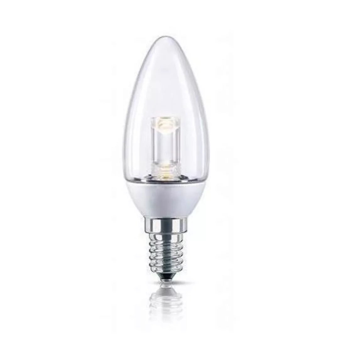 QualityLight - LED E14 KERZE 300° KLAR 1,6W => 15W - transparent/2700K/136l günstig online kaufen