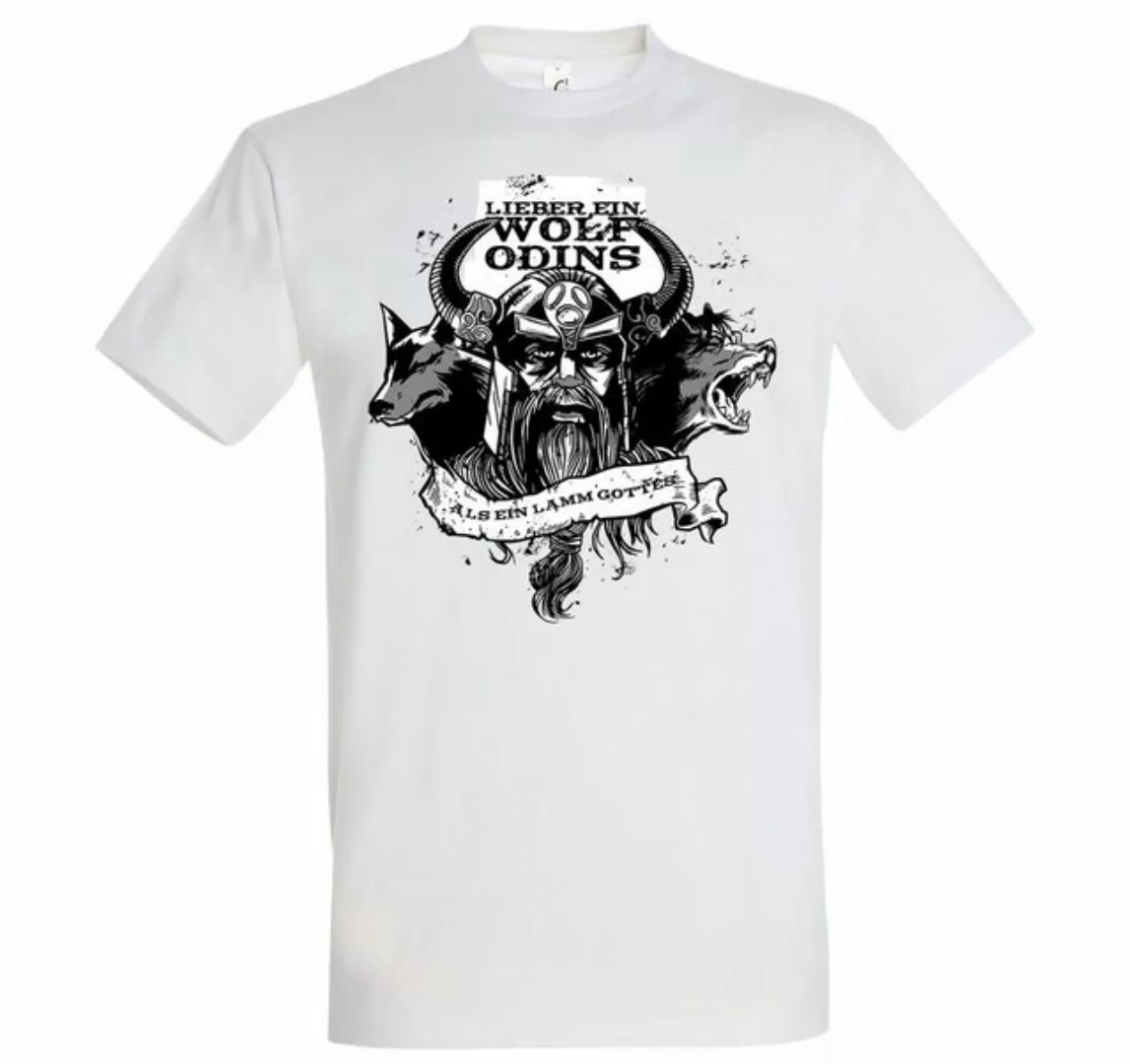 Youth Designz Print-Shirt "Lieber ein Wolf Odins" Herren T-Shirt mit lustig günstig online kaufen