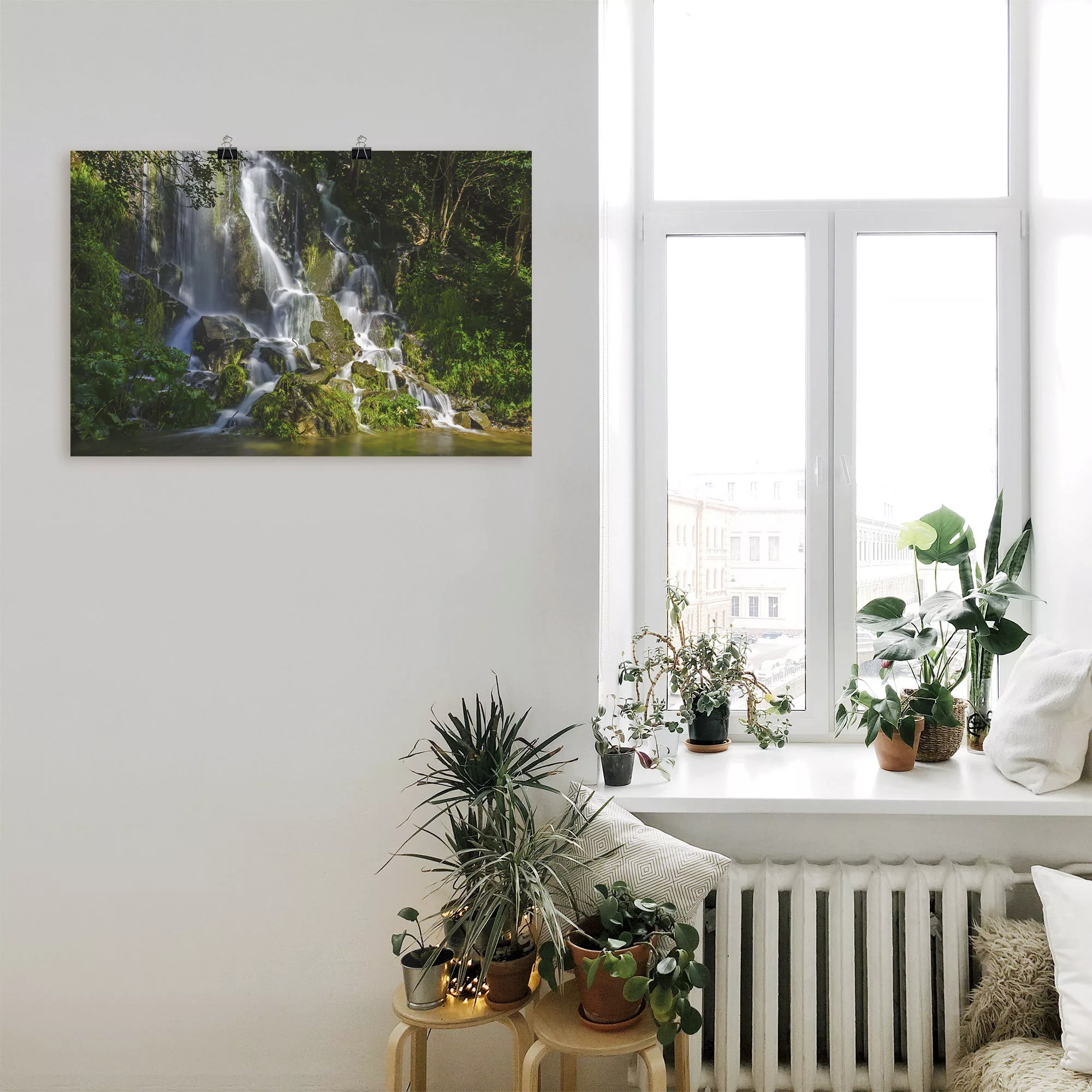 Artland Wandbild »Wasserfall im Harz«, Gewässer, (1 St.) günstig online kaufen
