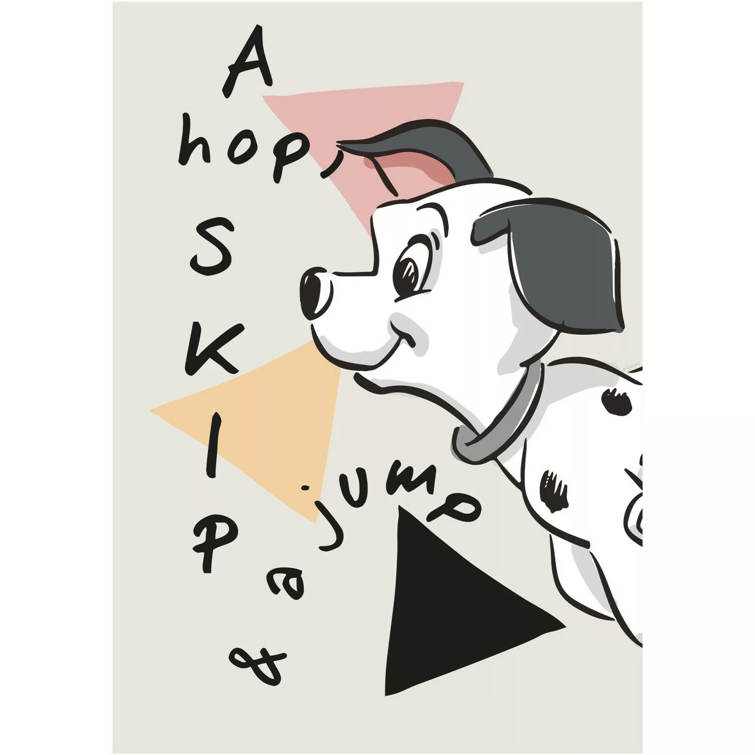 Komar Wandbild 101 Dalmatian Angles 50 x 70 cm günstig online kaufen